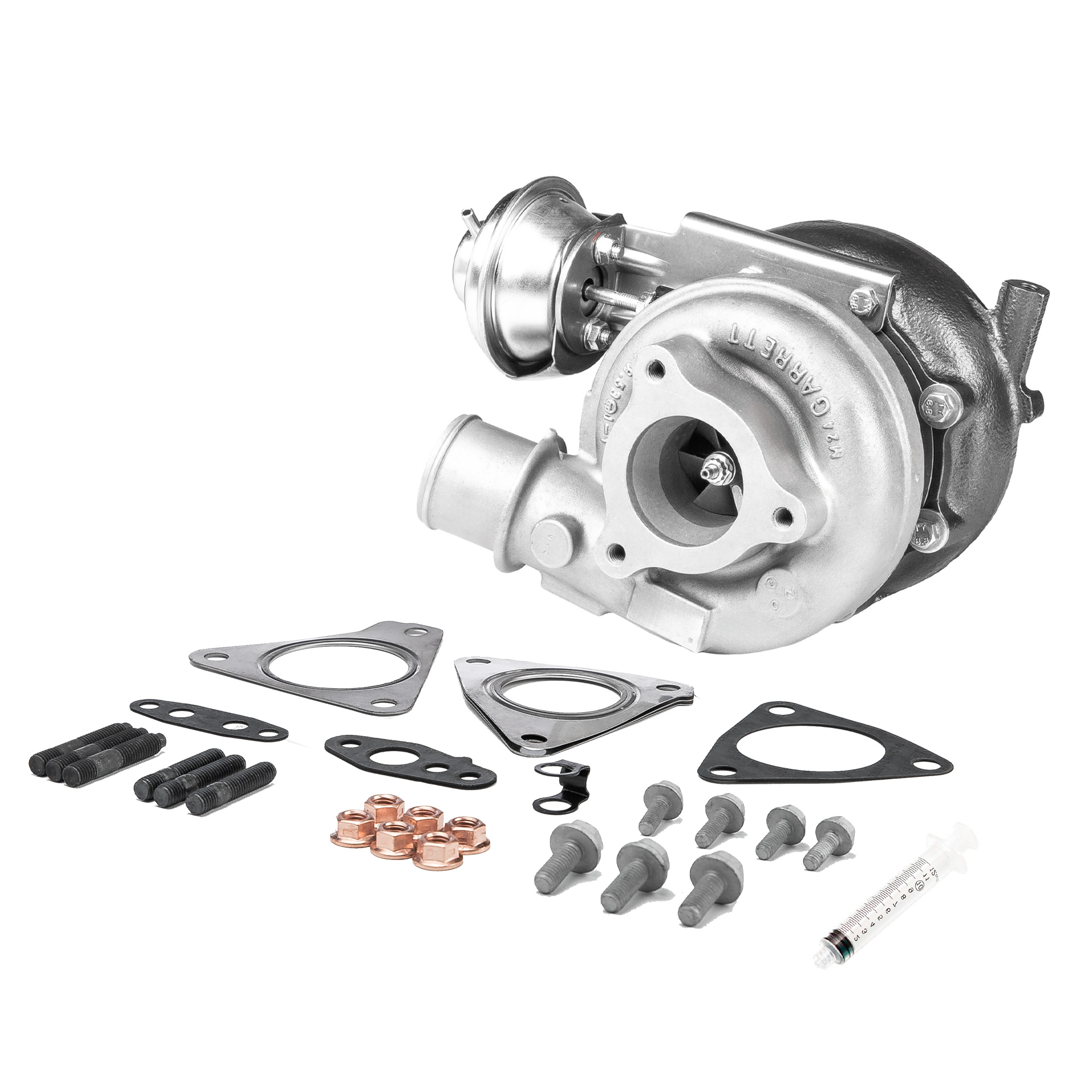BR Turbo 726442-5001RSM: Turboahdin REMANUFACTURED TURBOCHARGER WITH MOUNTING KIT asennus-/kiinnitysmateriaalilla