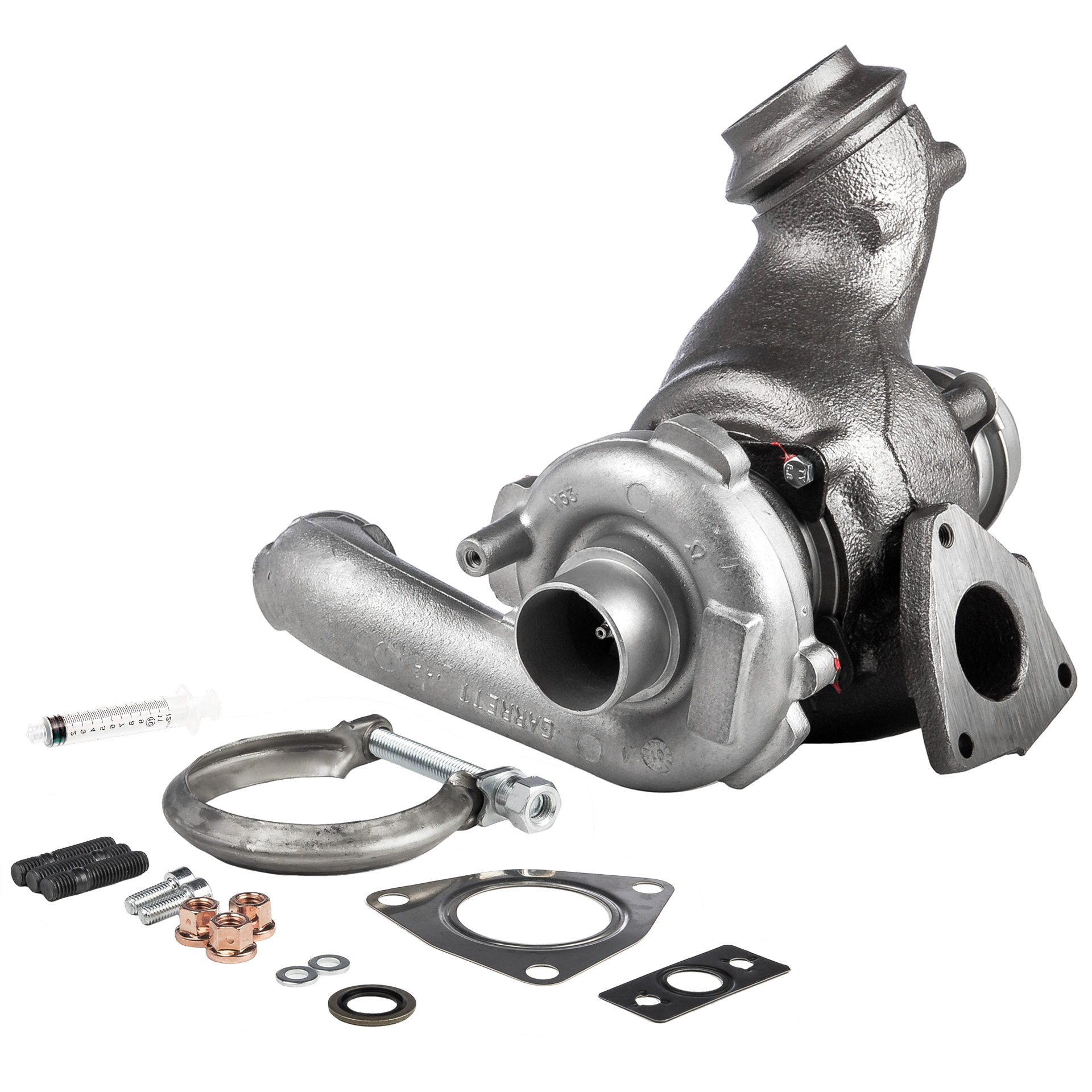 BR Turbo 726683-5001RSM: Turbó REMANUFACTURED TURBOCHARGER WITH MOUNTING KIT rászerelő/rögzítő anyaggal
