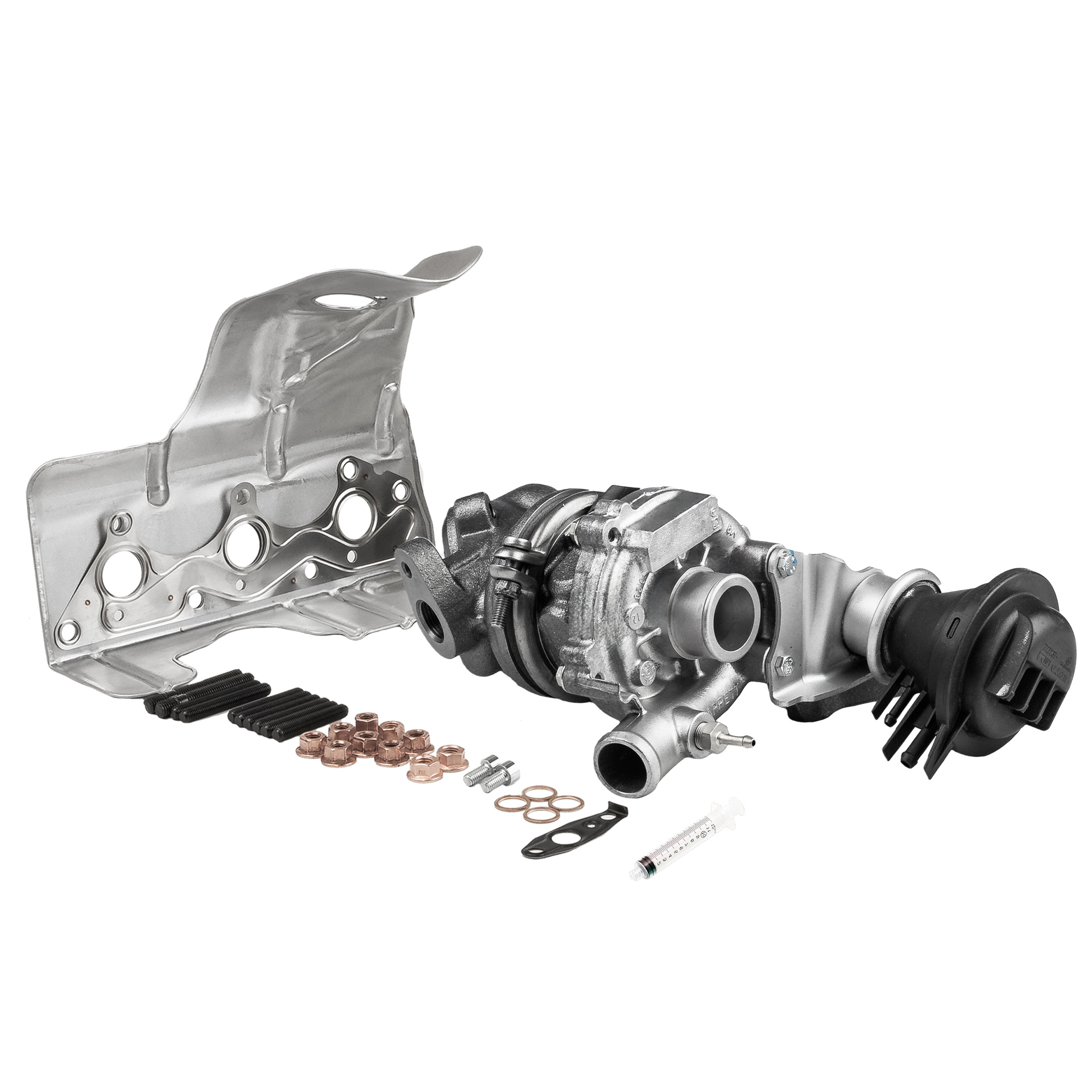 BR Turbo 727211-5001RSM: Turbolader REMANUFACTURED TURBOCHARGER WITH MOUNTING KIT mit Anbau-/Befestigungsmaterial