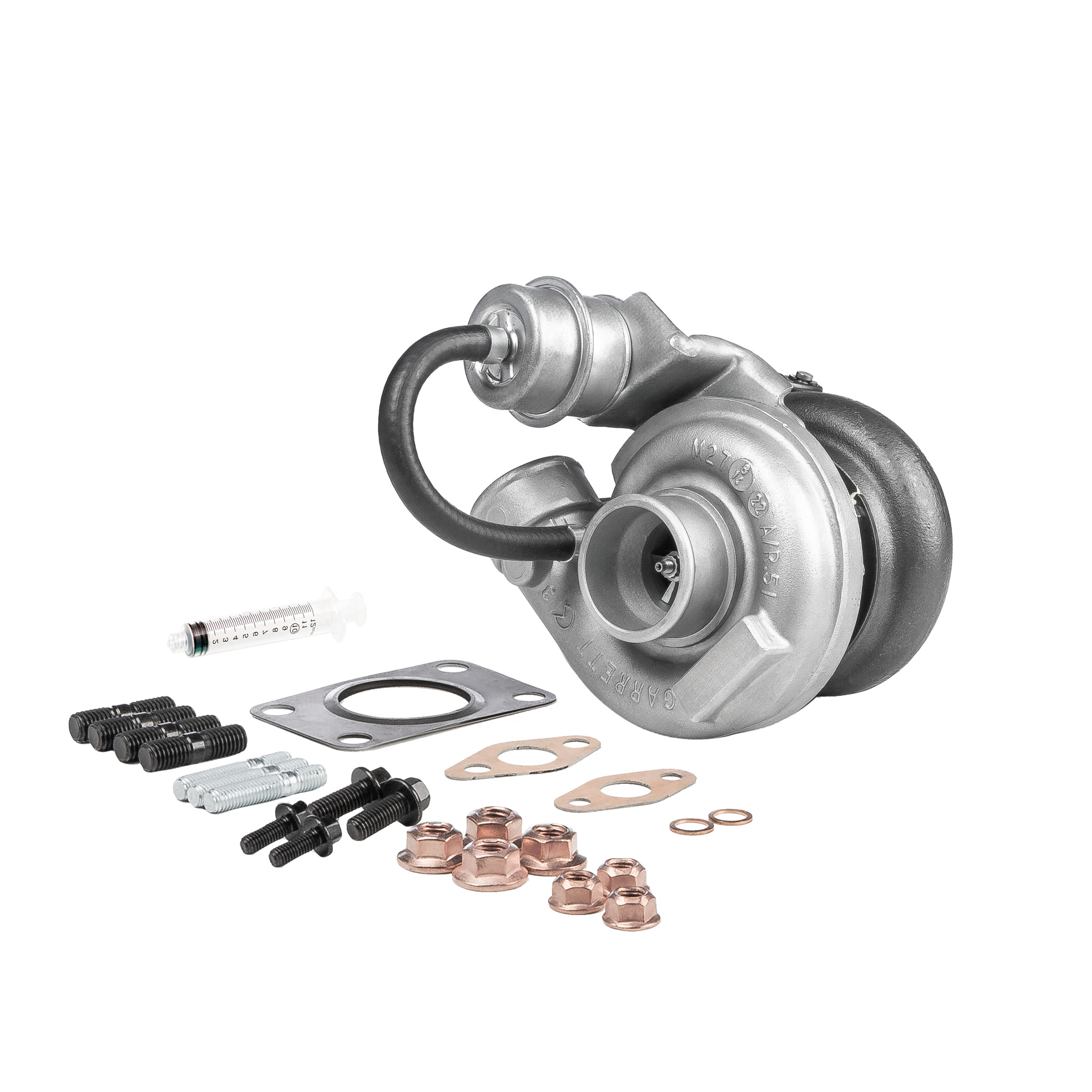 BR Turbo 727266-5002RSM: Turbolader REMANUFACTURED TURBOCHARGER WITH MOUNTING KIT mit Anbau-/Befestigungsmaterial
