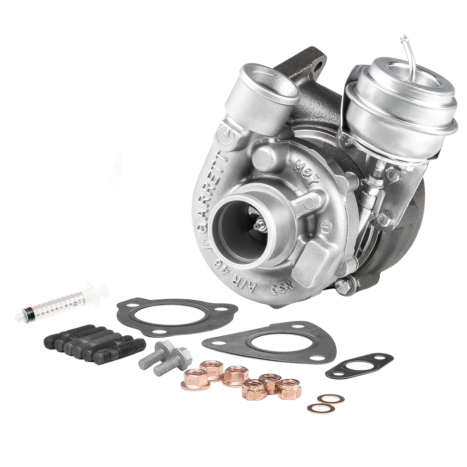 BR Turbo 729041-5001RSM: Turbocompresor REMANUFACTURED TURBOCHARGER WITH MOUNTING KIT con material de montaje/fijación