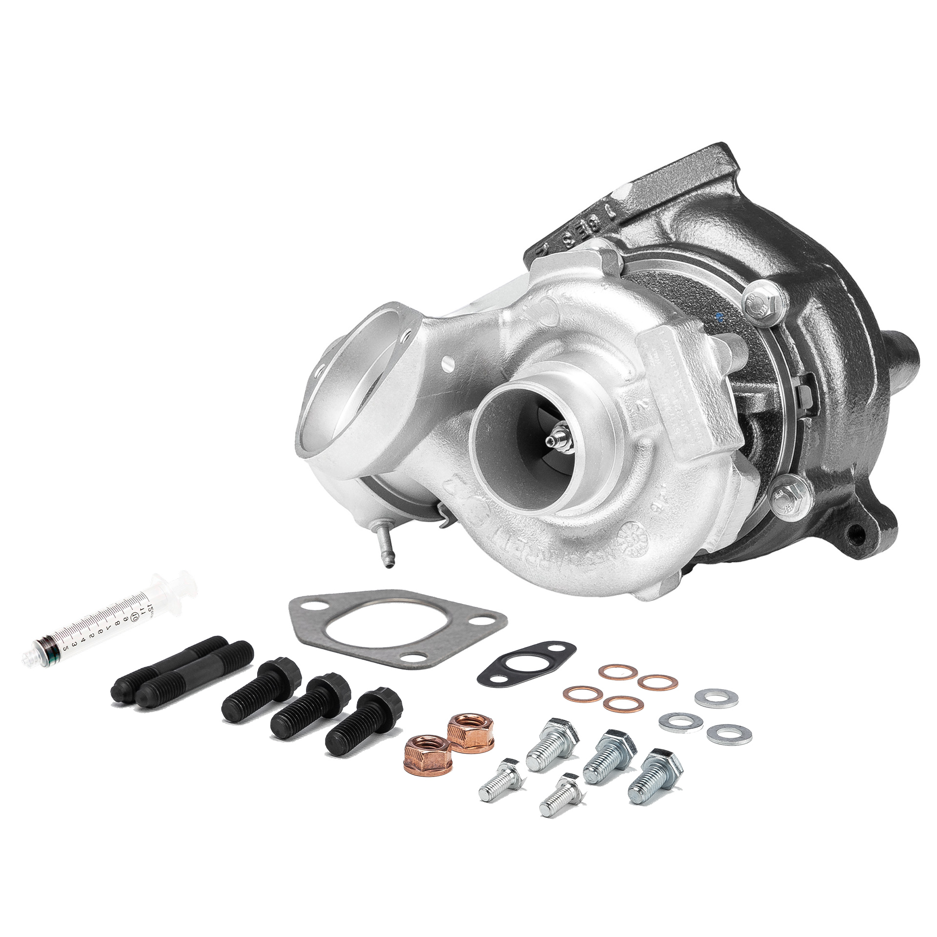 BR Turbo 740911-5001RSM: Turbocharger REMANUFACTURED TURBOCHARGER WITH MOUNTING KIT met montage-/bevestigingsmateriaal
