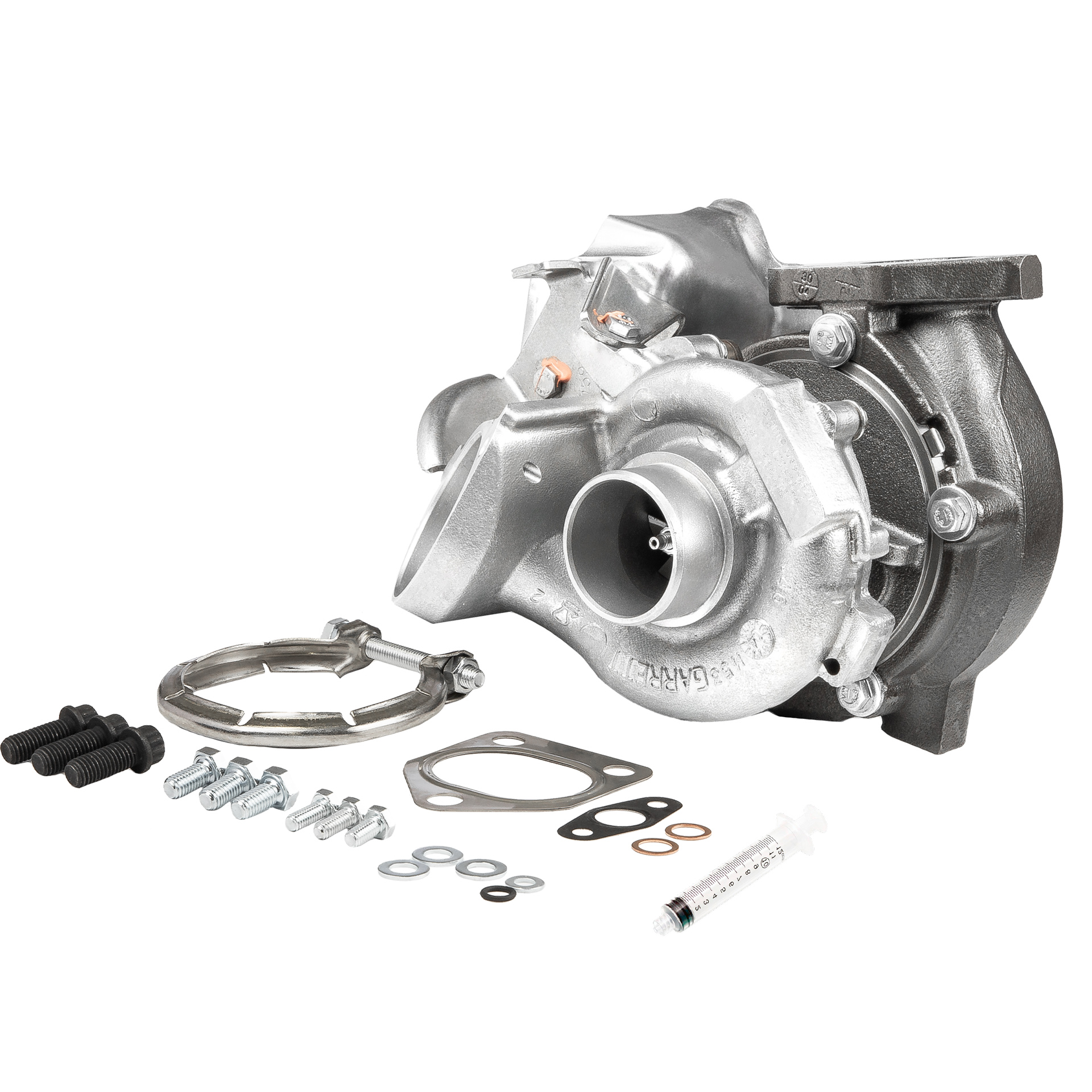BR Turbo 741785-5001RSM: Turbó REMANUFACTURED TURBOCHARGER WITH MOUNTING KIT rászerelő/rögzítő anyaggal