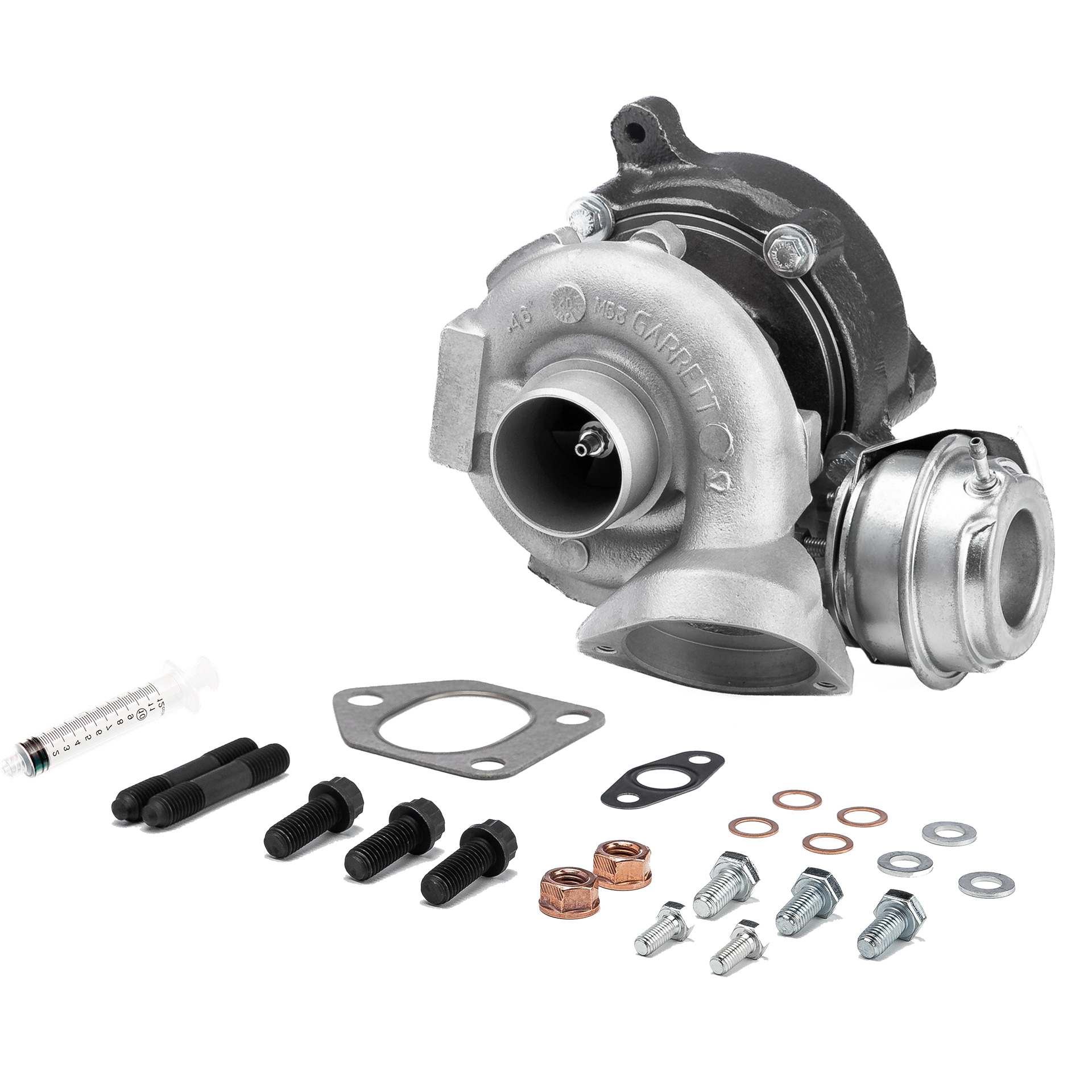 BR Turbo 750431-5001RSM: Turboaggregat REMANUFACTURED TURBOCHARGER WITH MOUNTING KIT med påbyggnads-/fästmaterial