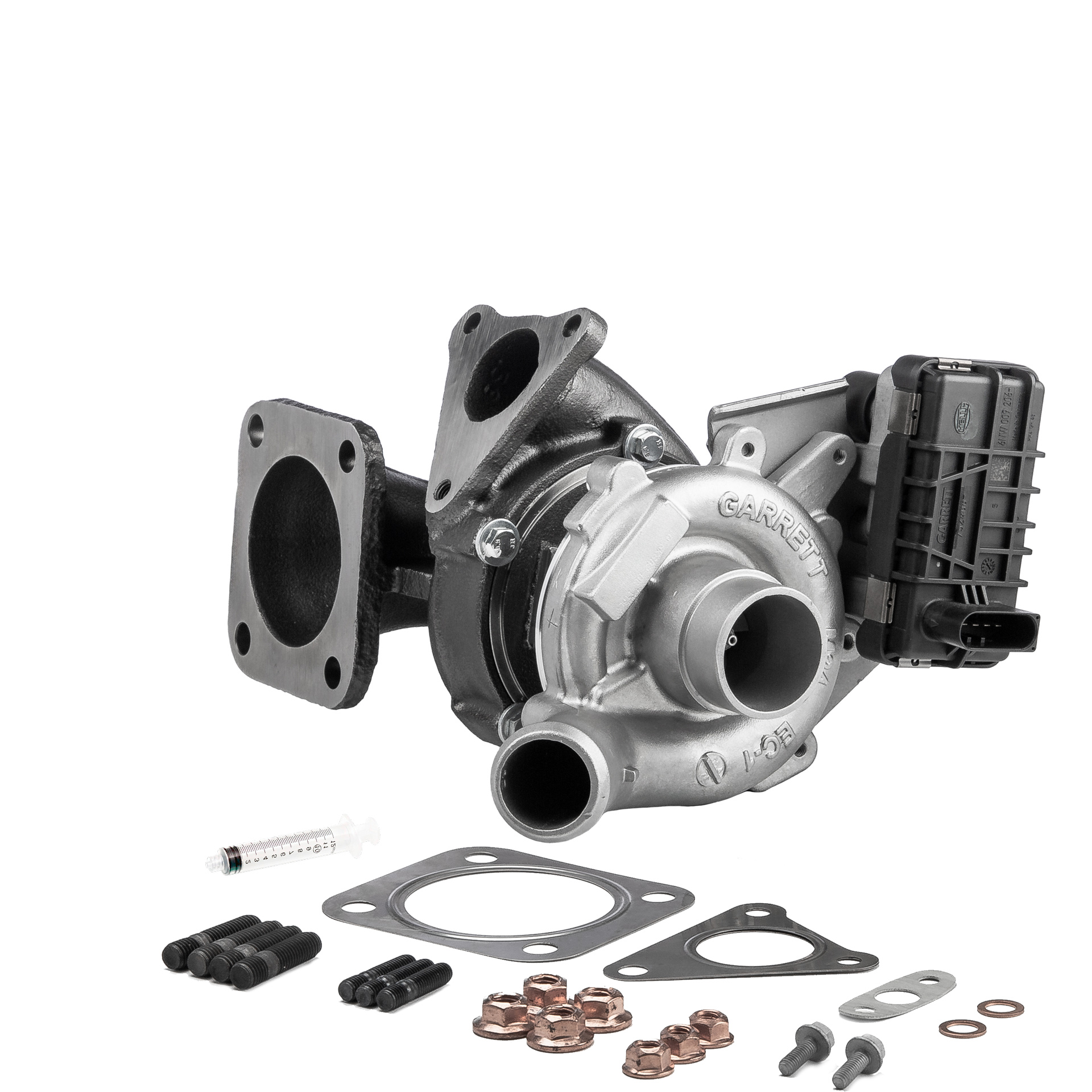 BR Turbo 753519-5001RSM: Turbocompresor REMANUFACTURED TURBOCHARGER WITH MOUNTING KIT con material de montaje/fijación