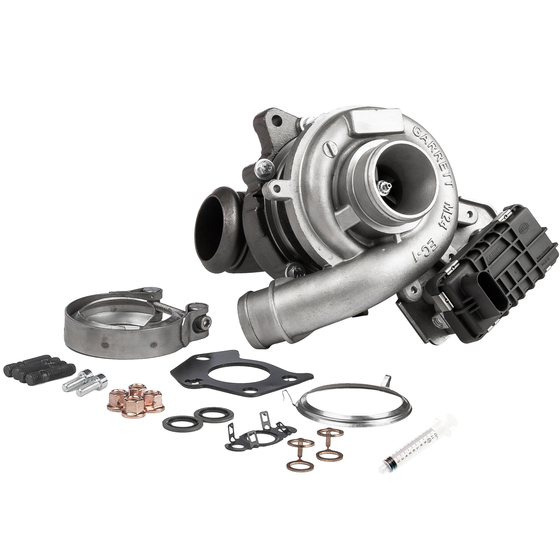 BR Turbo 753544-5001RSM: Turbocompresor REMANUFACTURED TURBOCHARGER WITH MOUNTING KIT con material de montaje/fijación