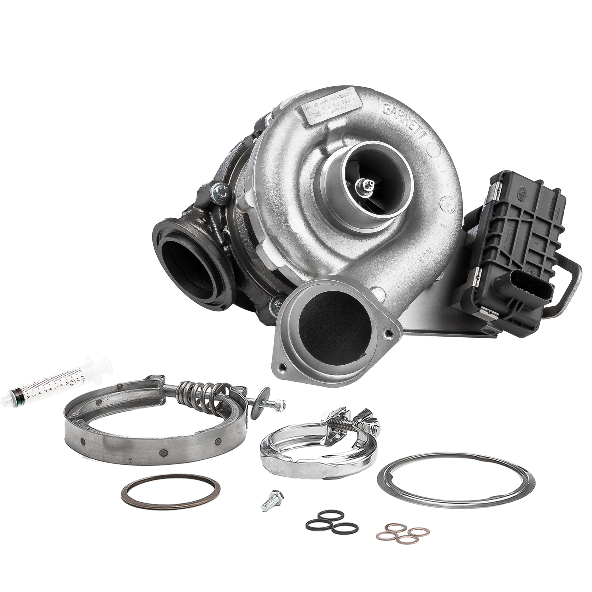 BR Turbo 758352-5001RSM: Turbolader REMANUFACTURED TURBOCHARGER WITH MOUNTING KIT mit Anbau-/Befestigungsmaterial