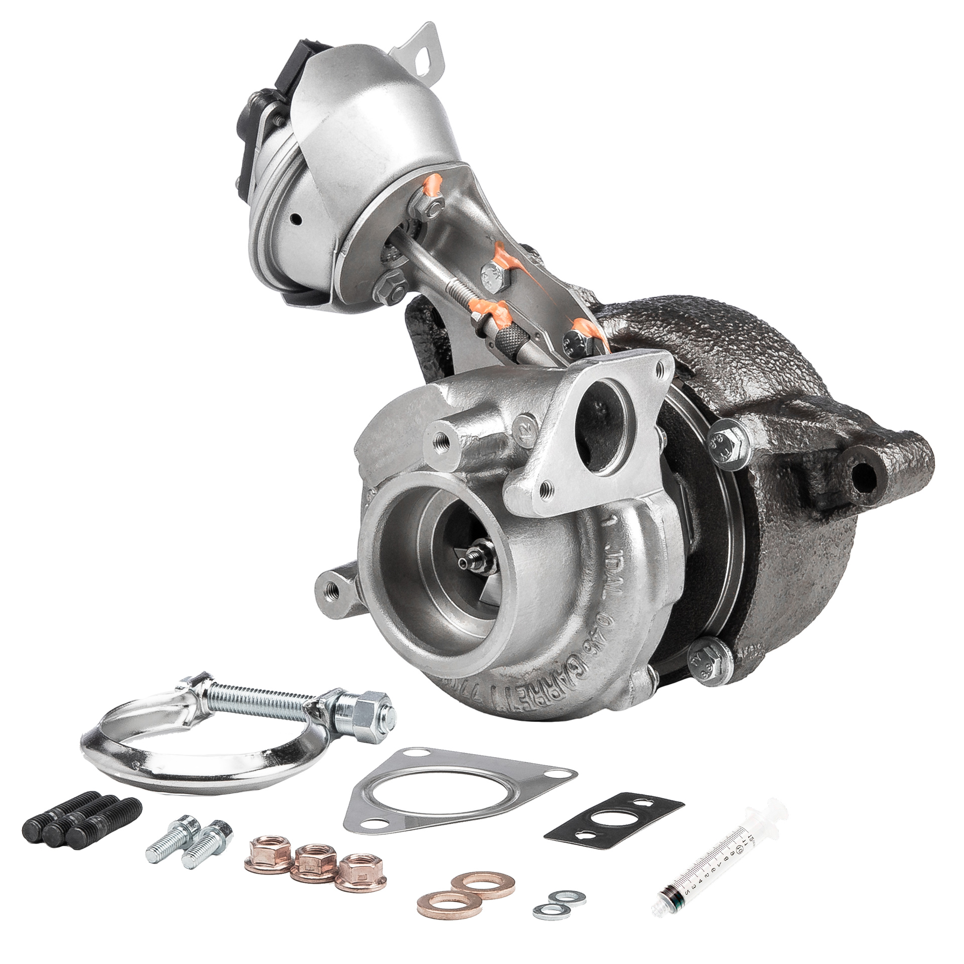 BR Turbo 760220-5001RSM: Turbocompresor REMANUFACTURED TURBOCHARGER WITH MOUNTING KIT con material de montaje/fijación