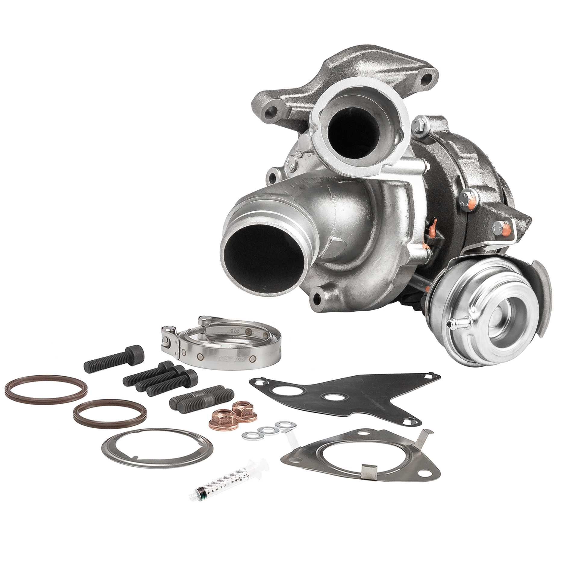 BR Turbo 760700-5001RSM: Turboaggregat REMANUFACTURED TURBOCHARGER WITH MOUNTING KIT med påbyggnads-/fästmaterial