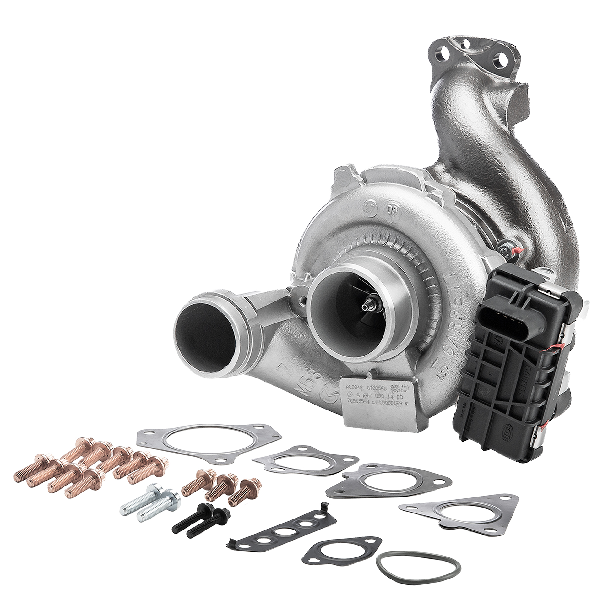 BR Turbo 765155-5001RSM: Turbocharger REMANUFACTURED TURBOCHARGER WITH MOUNTING KIT met montage-/bevestigingsmateriaal