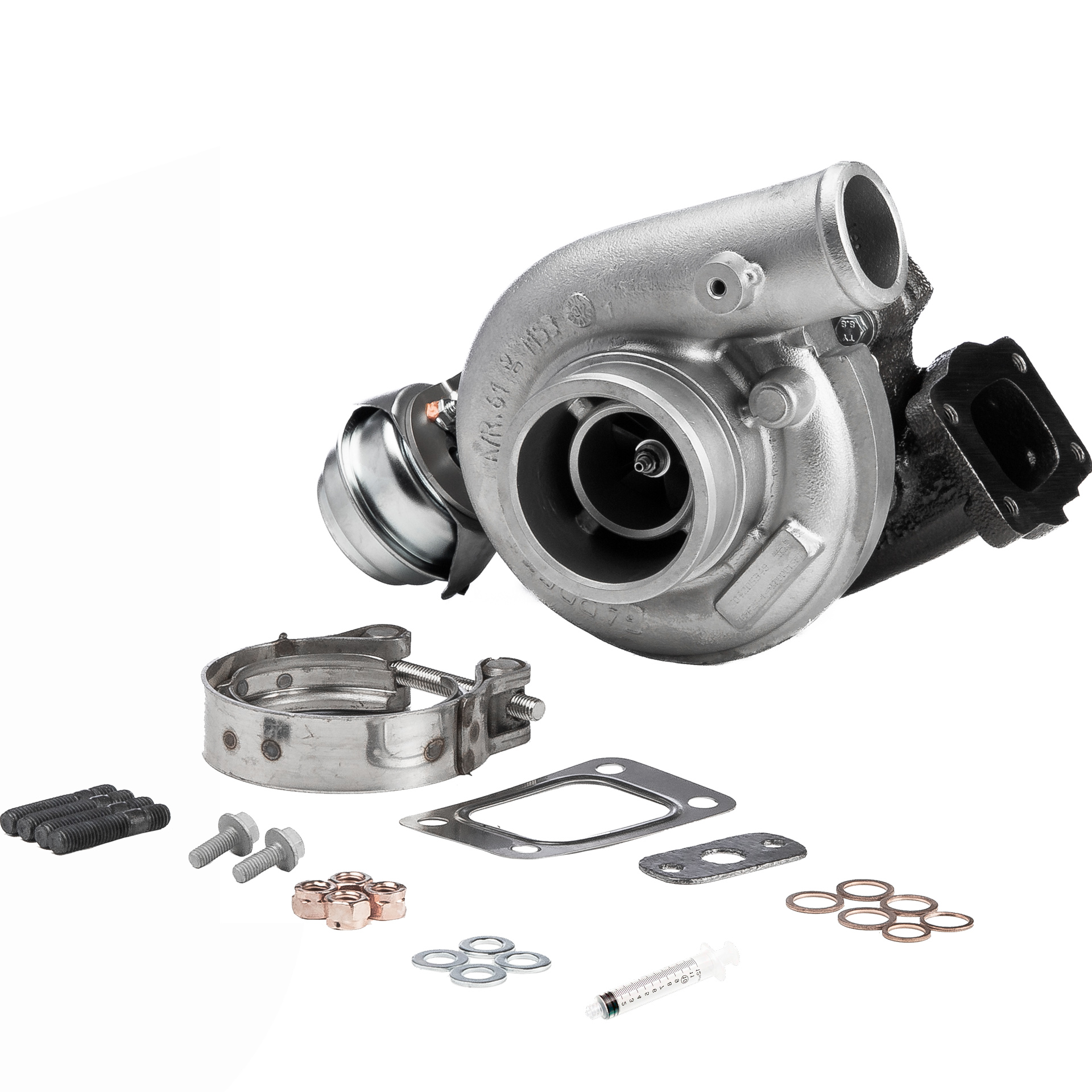 BR Turbo 768625-5001RSM: Turbolader REMANUFACTURED TURBOCHARGER WITH MOUNTING KIT mit Anbau-/Befestigungsmaterial