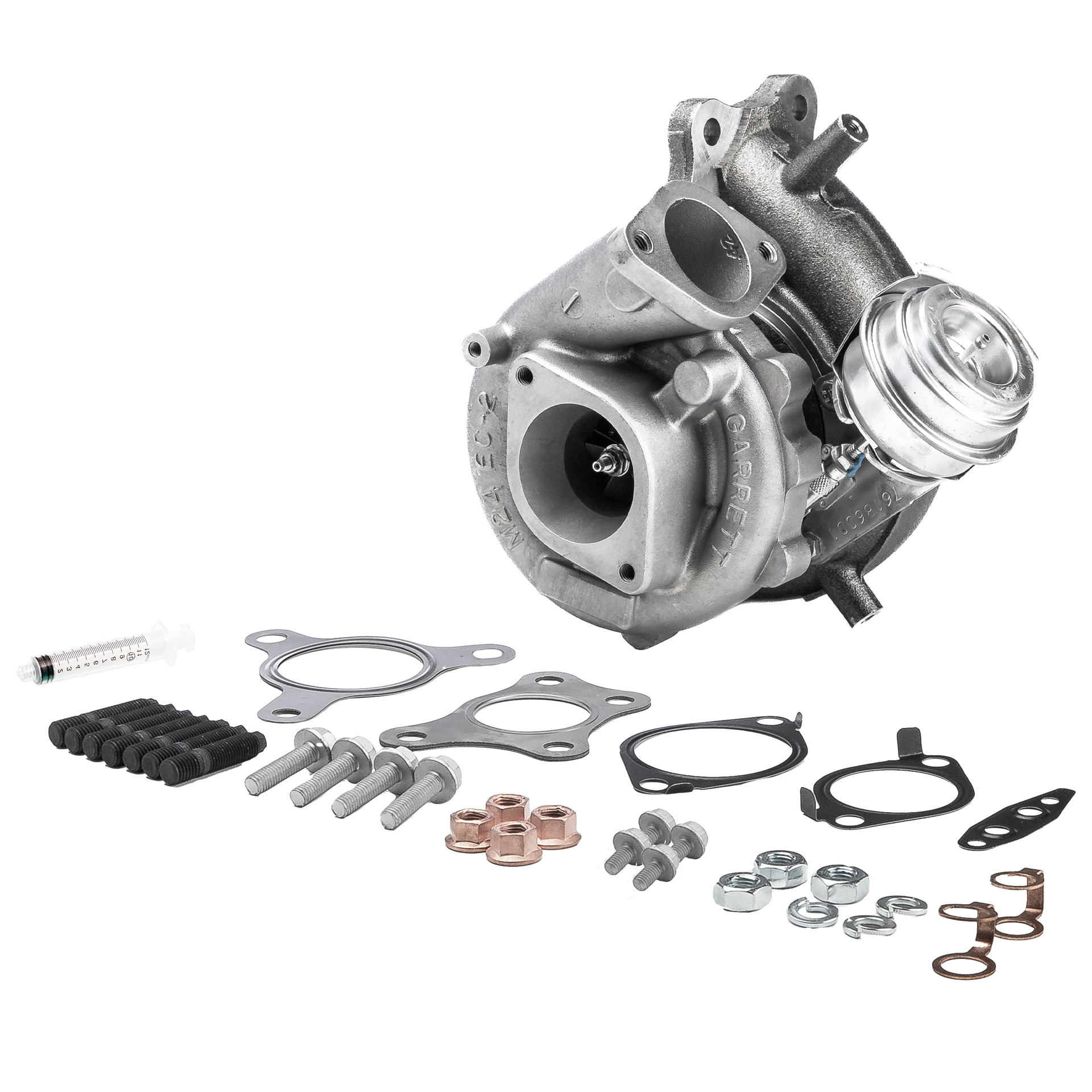 BR Turbo 769708-5001RSM: Turbocompresor REMANUFACTURED TURBOCHARGER WITH MOUNTING KIT con material de montaje/fijación