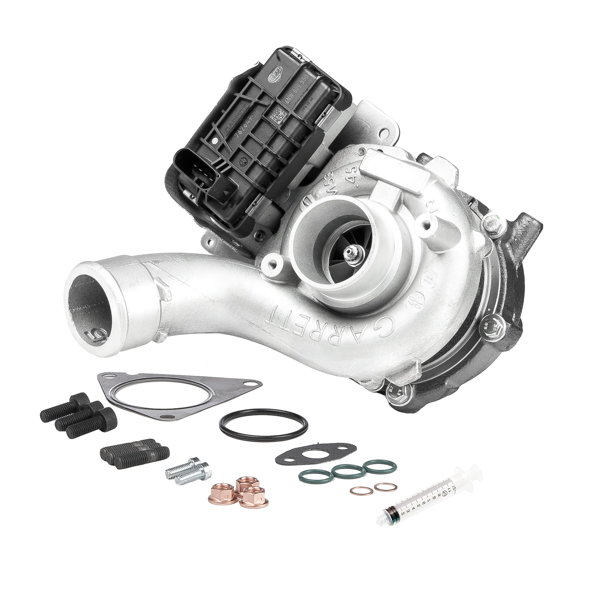 BR Turbo 777159-5001RSM: Turbosprężarka REMANUFACTURED TURBOCHARGER WITH MOUNTING KIT z materiałem montażowym/ mocującym