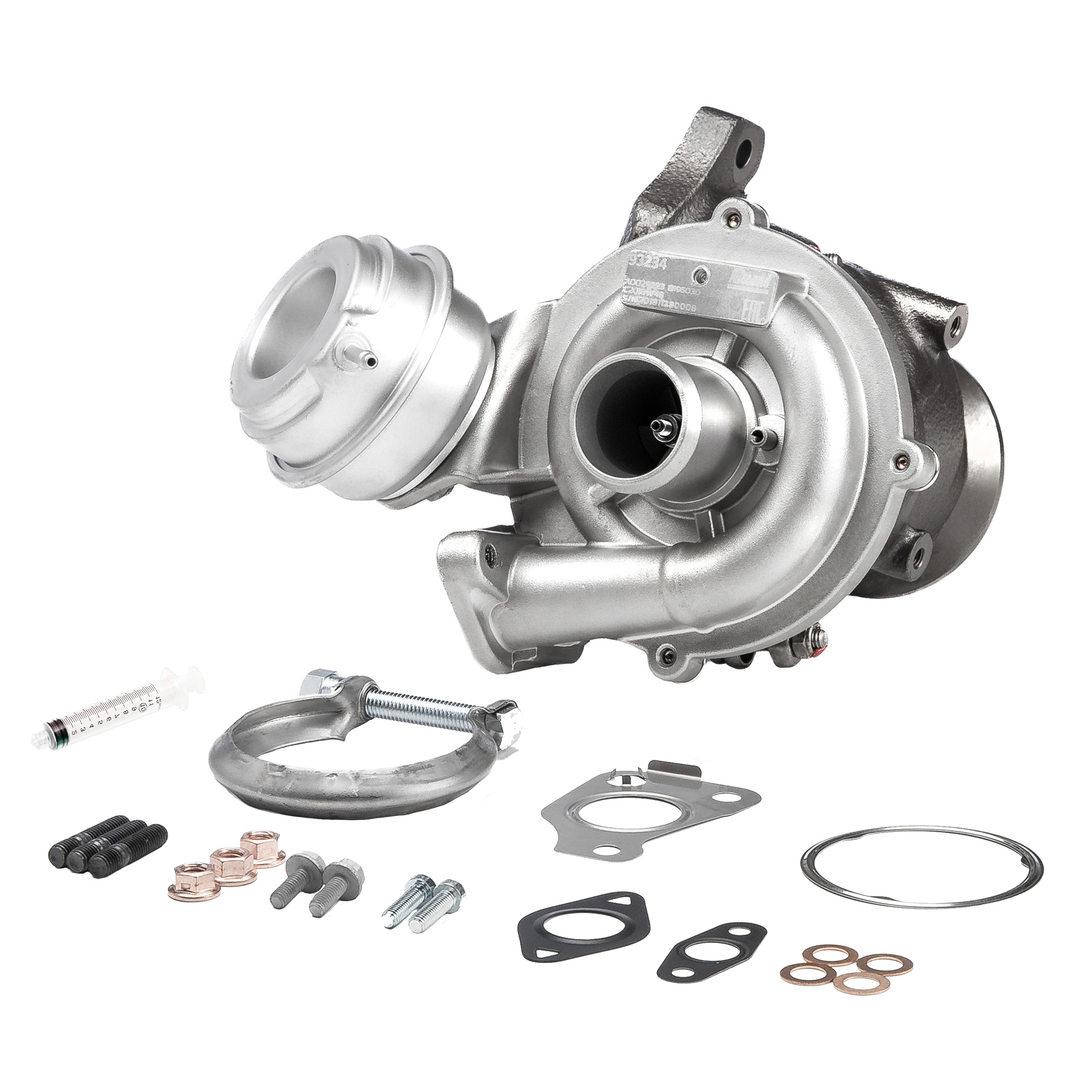 BR Turbo 799171-5001RSM: Turboahdin REMANUFACTURED TURBOCHARGER WITH MOUNTING KIT asennus-/kiinnitysmateriaalilla