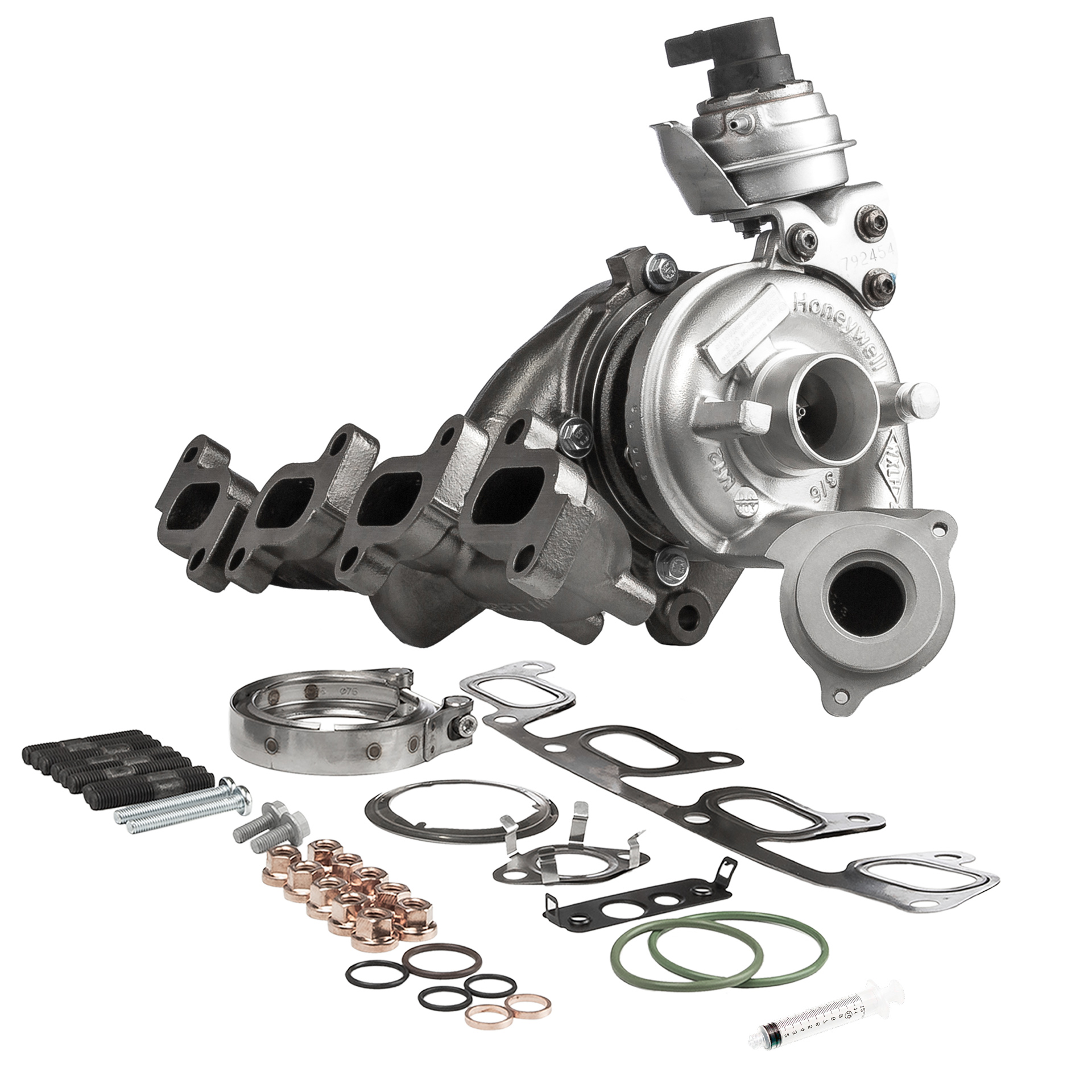 BR Turbo 804485-5001RSM: Turbolader REMANUFACTURED TURBOCHARGER WITH MOUNTING KIT mit Anbau-/Befestigungsmaterial