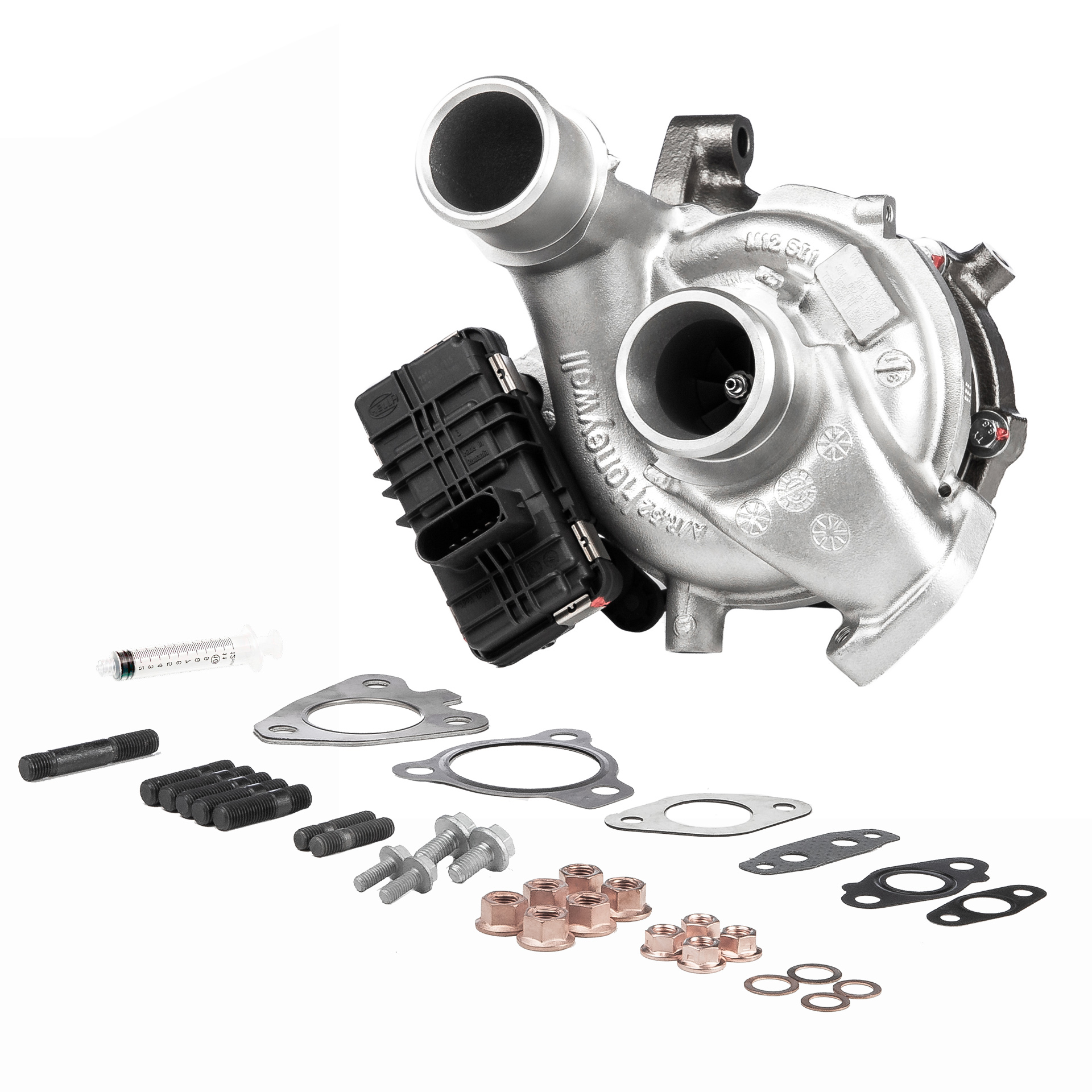 BR Turbo 808031-5001RSM: Turbolader REMANUFACTURED TURBOCHARGER WITH MOUNTING KIT mit Anbau-/Befestigungsmaterial