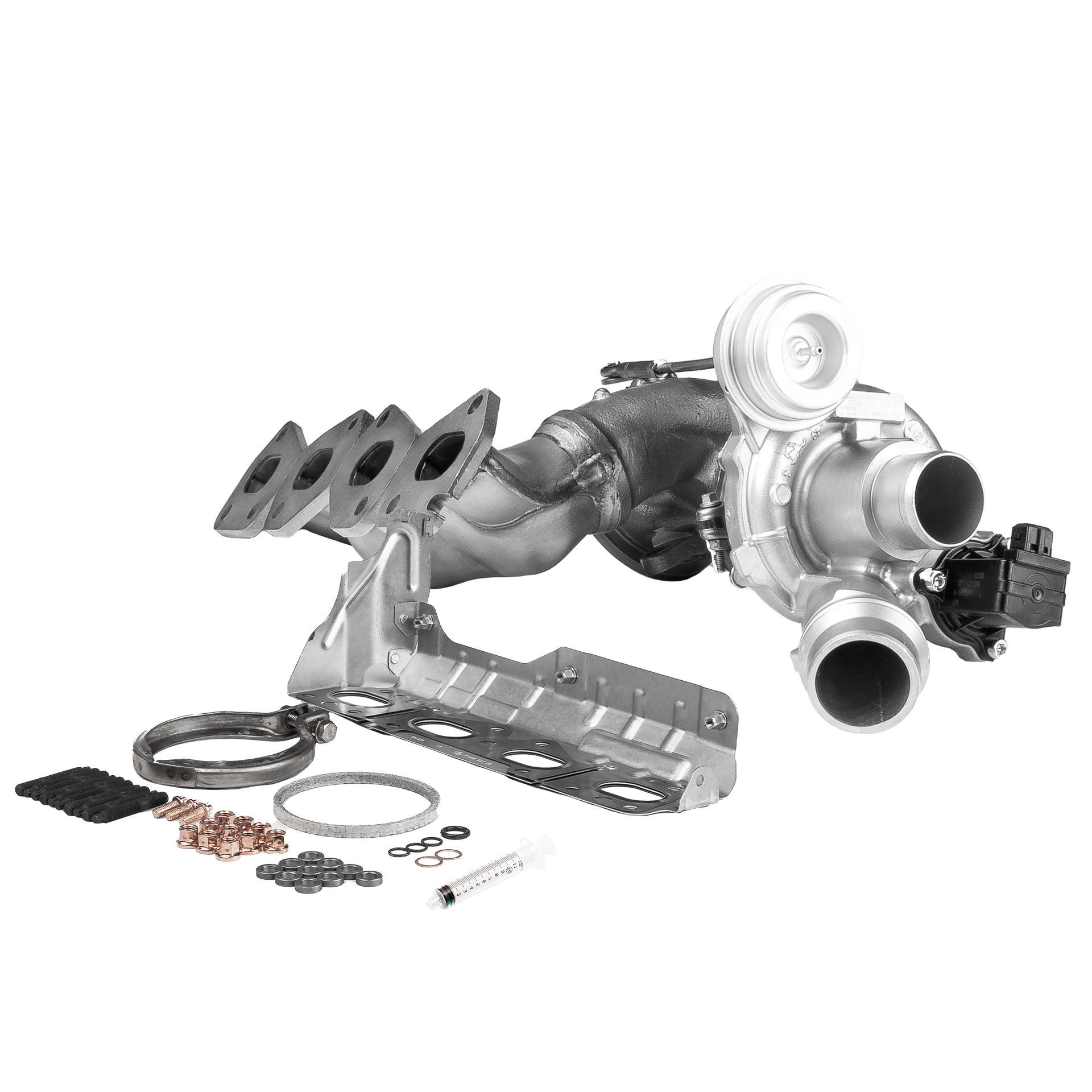 BR Turbo 809200-5001RSM: Turbolader REMANUFACTURED TURBOCHARGER WITH MOUNTING KIT med påbygnings/festemateriale