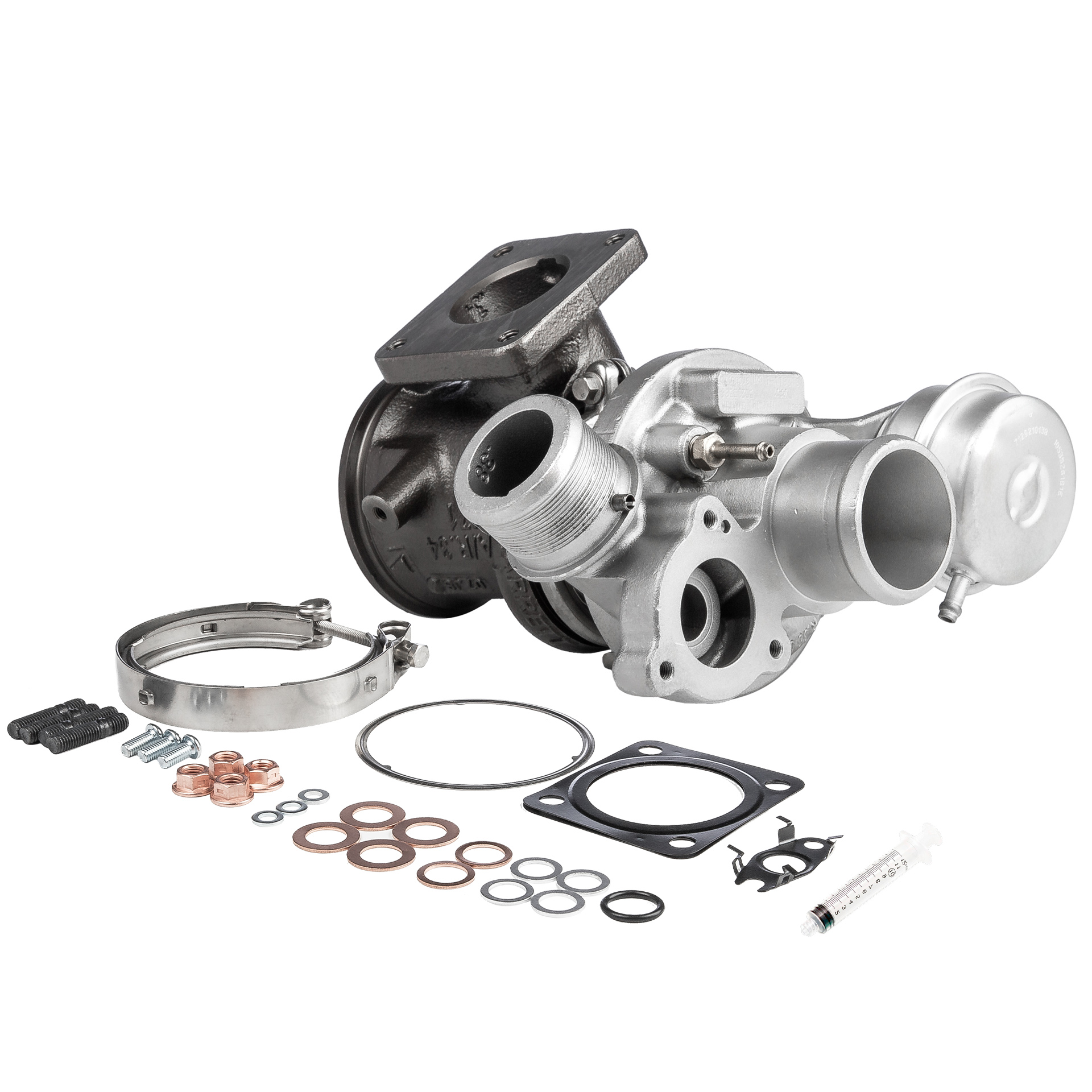 BR Turbo 812811-5001RSM: Turbó REMANUFACTURED TURBOCHARGER WITH MOUNTING KIT rászerelő/rögzítő anyaggal