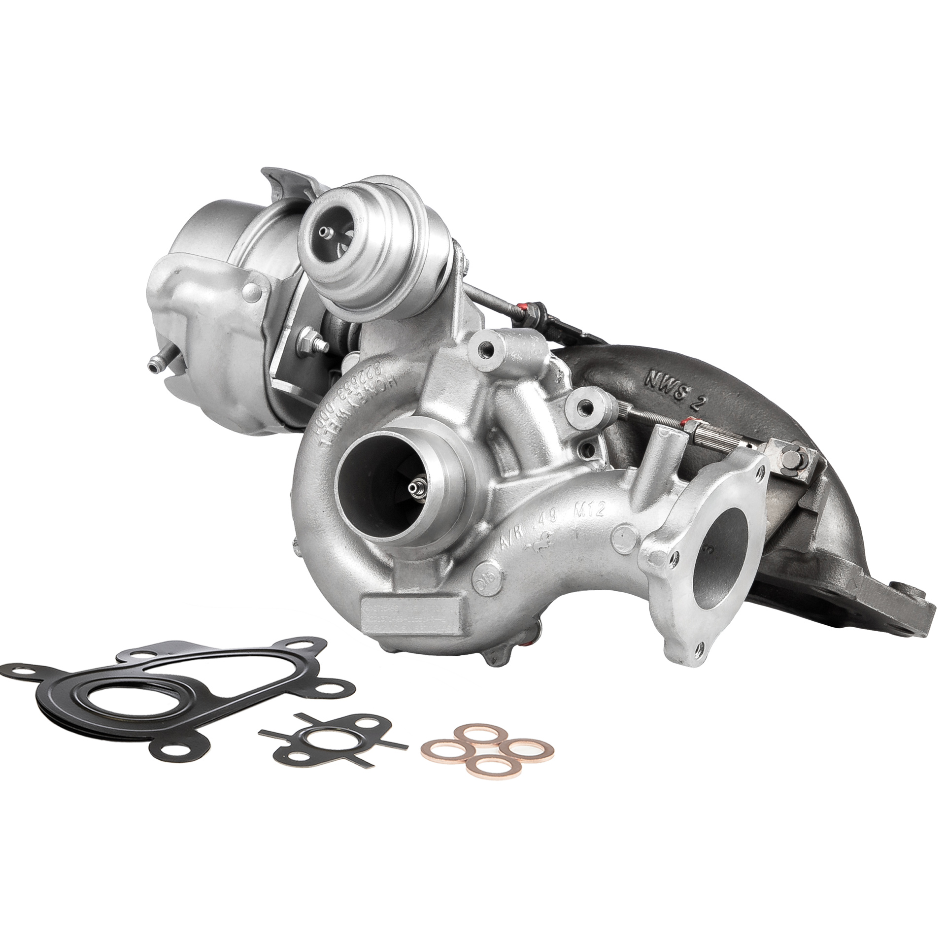 BR Turbo 821942-5001RSG: Turbocompresor REMANUFACTURED TURBOCHARGER WITH GASKET KIT incl. kit de juntas