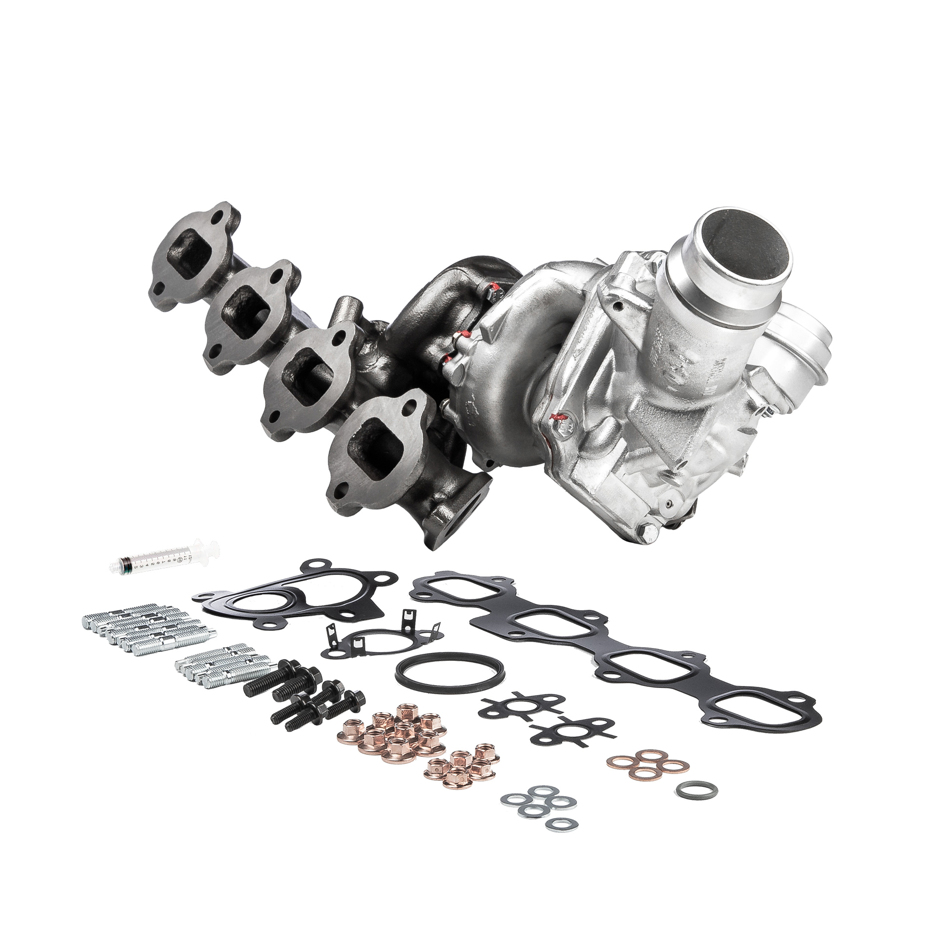 BR Turbo 821943-5001RSM: Turbocompresor REMANUFACTURED TURBOCHARGER WITH MOUNTING KIT con material de montaje/fijación