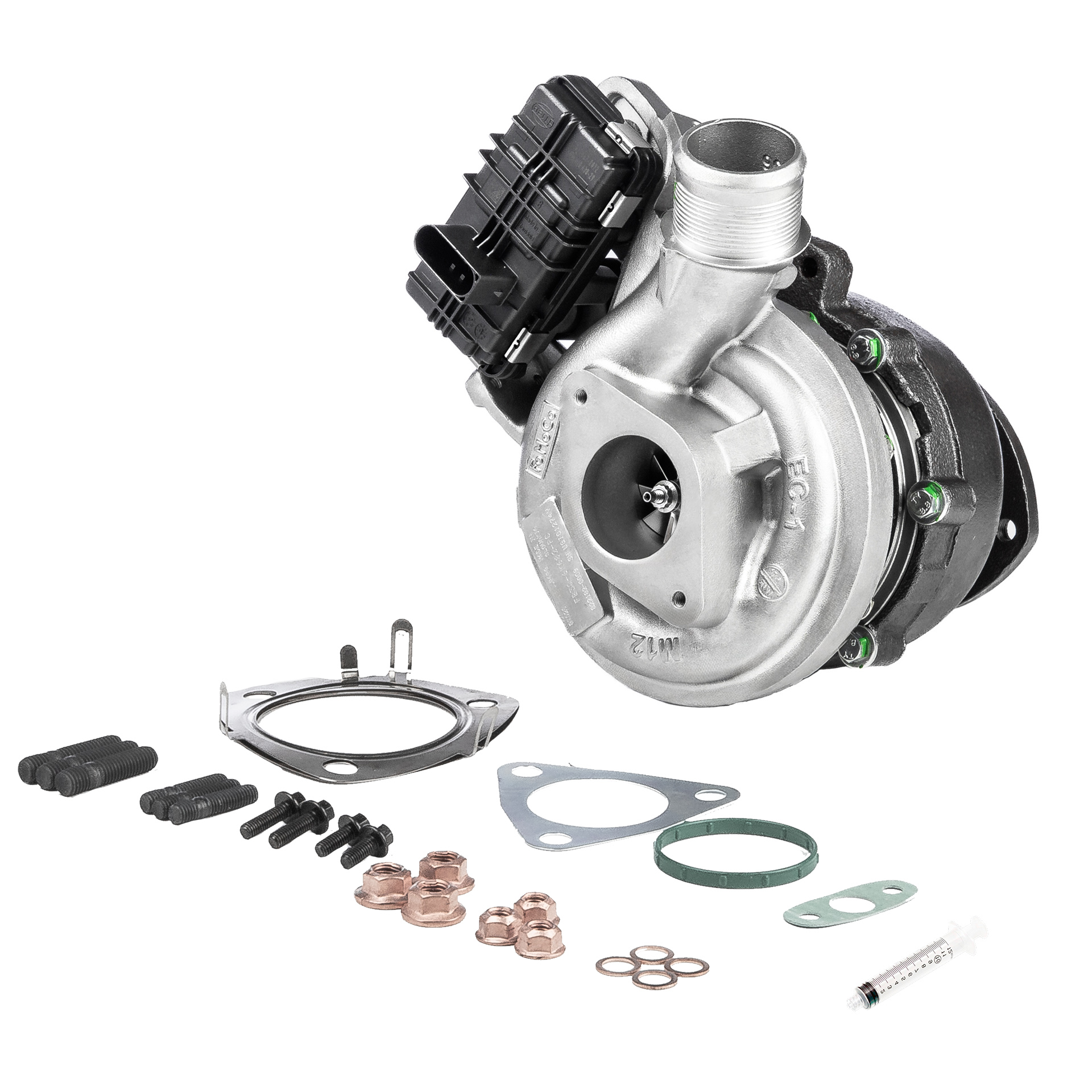 BR Turbo 822182-5001RSM: Turbocharger REMANUFACTURED TURBOCHARGER WITH MOUNTING KIT met montage-/bevestigingsmateriaal