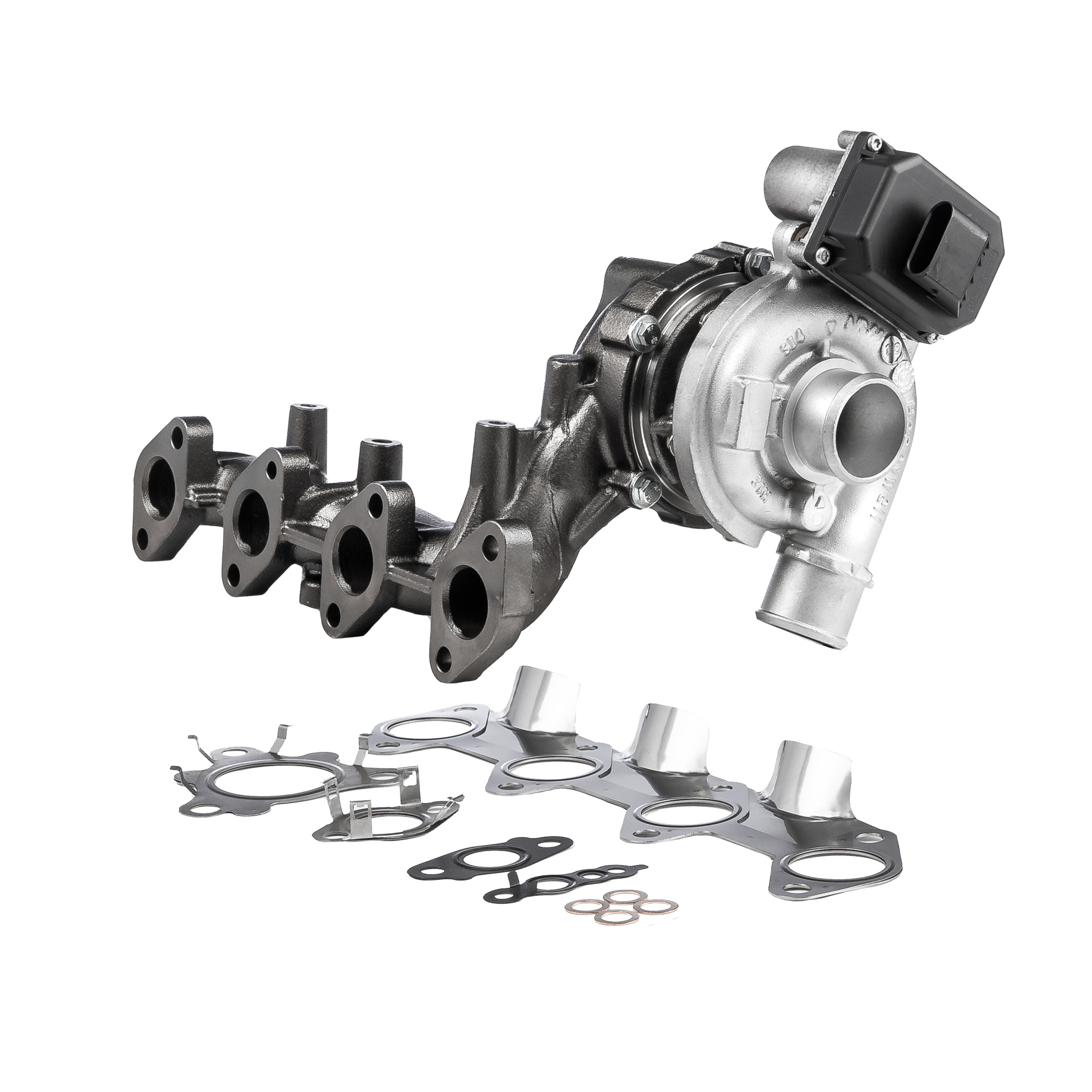 BR Turbo 824168-5001RSG: Turbolader REMANUFACTURED TURBOCHARGER WITH GASKET KIT inkl. Dichtungssatz