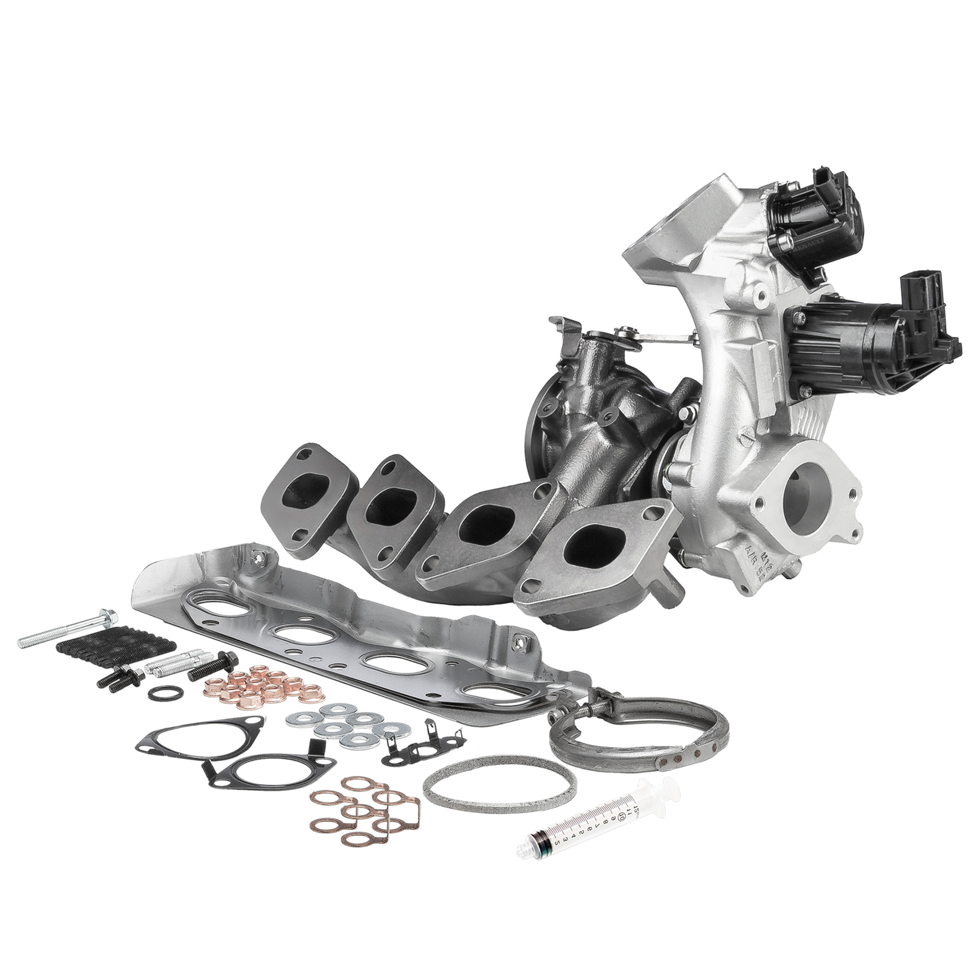 BR Turbo 827388-5001RSM: Turbosprężarka REMANUFACTURED TURBOCHARGER WITH MOUNTING KIT z materiałem montażowym/ mocującym