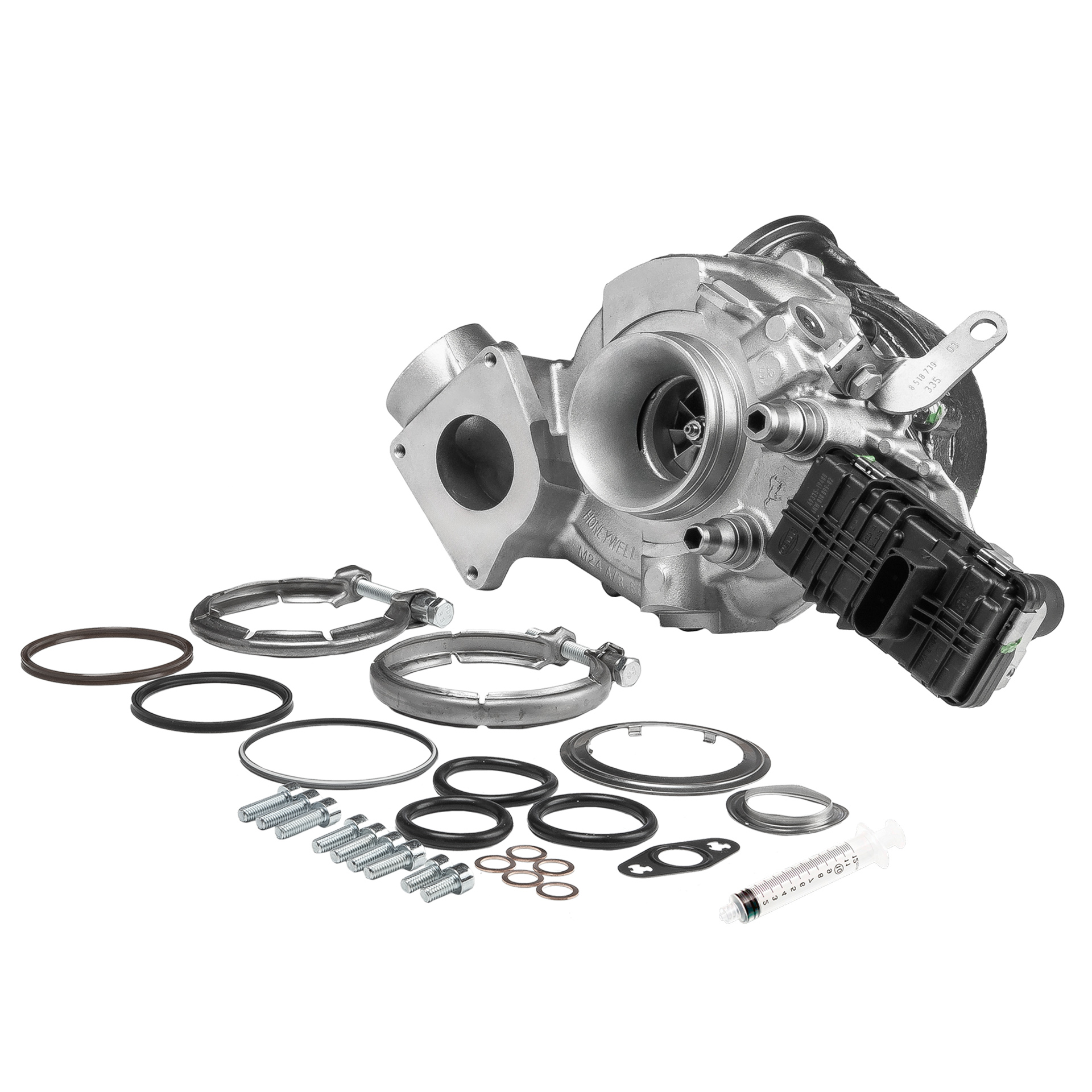 BR Turbo 833715-5001RSM: Turbolader REMANUFACTURED TURBOCHARGER WITH MOUNTING KIT mit Anbau-/Befestigungsmaterial
