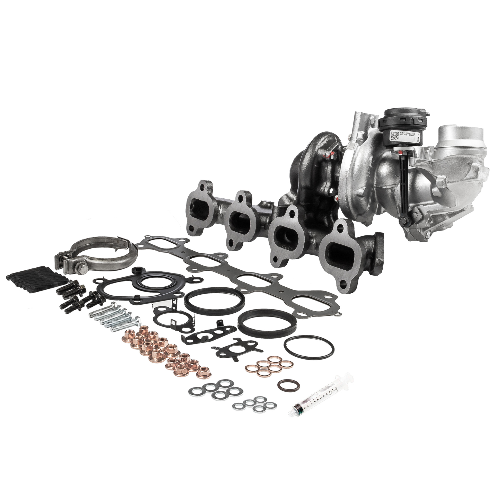 BR Turbo 846016-5001RSM: Turbolader REMANUFACTURED TURBOCHARGER WITH MOUNTING KIT mit Anbau-/Befestigungsmaterial