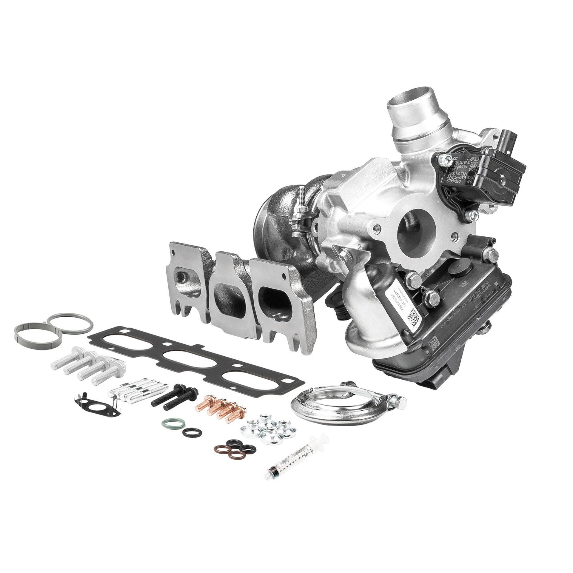 BR Turbo 850282-5001RSM: Turbosprężarka REMANUFACTURED TURBOCHARGER WITH MOUNTING KIT z materiałem montażowym/ mocującym