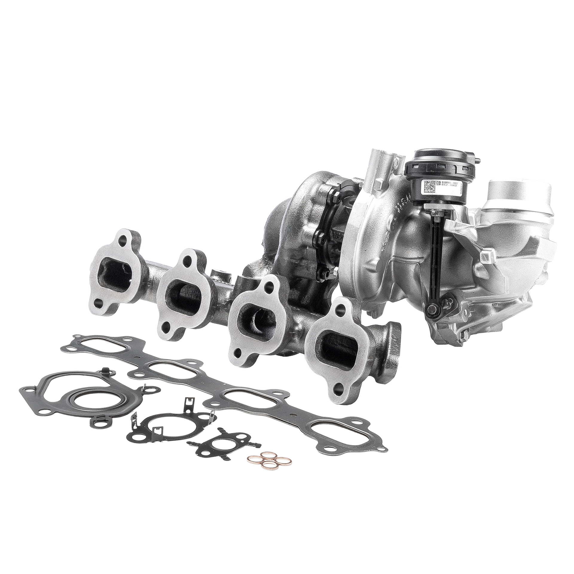 BR Turbo 858866-5001RSG: Turbolader REMANUFACTURED TURBOCHARGER WITH GASKET KIT inkl. Dichtungssatz