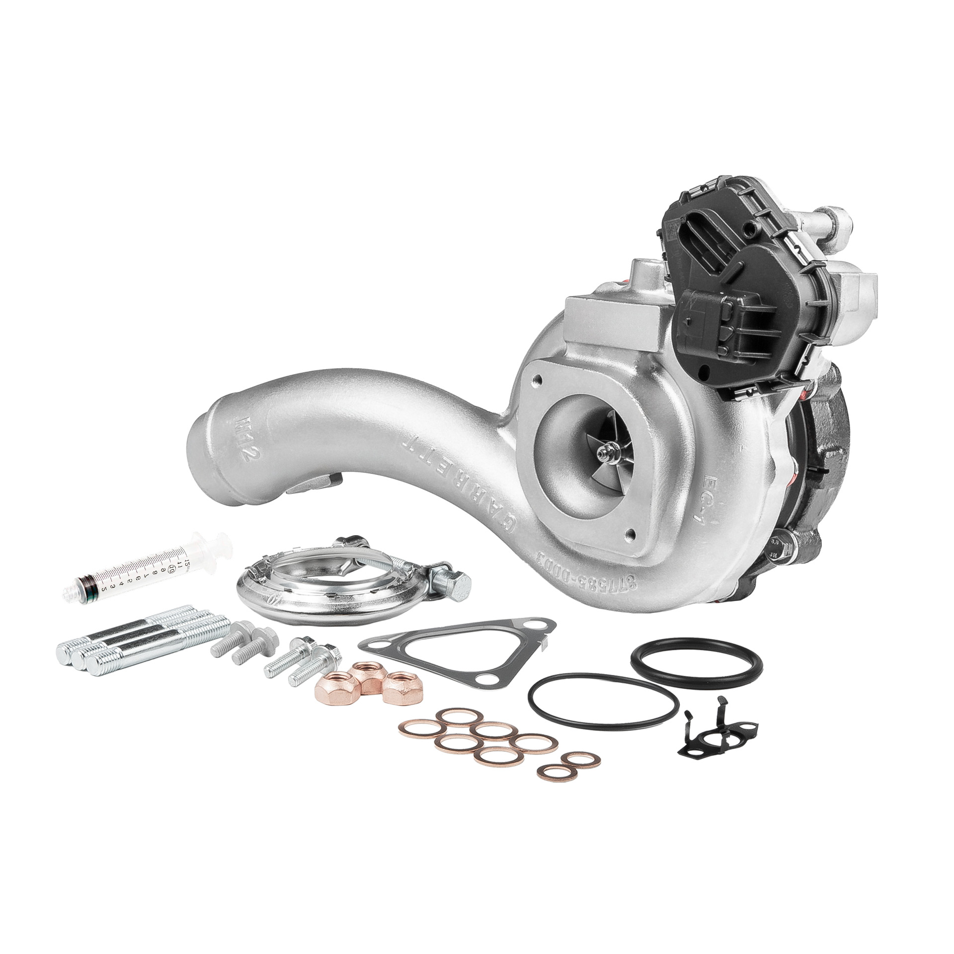 BR Turbo 879542-5001RSM: Turbosprężarka REMANUFACTURED TURBOCHARGER WITH MOUNTING KIT z materiałem montażowym/ mocującym