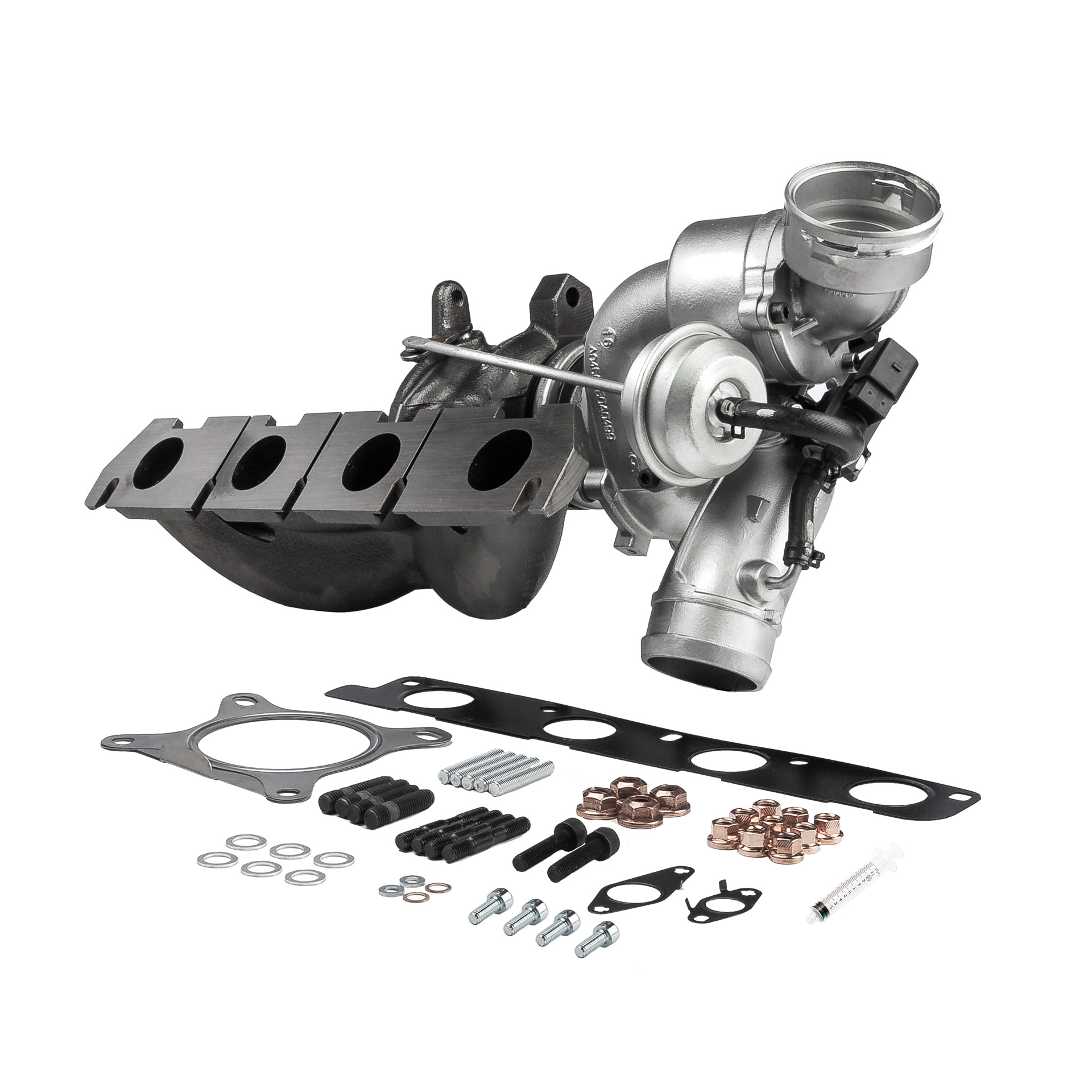 BR Turbo 9VA02RSM: Turbolader REMANUFACTURED TURBOCHARGER WITH MOUNTING KIT mit Anbau-/Befestigungsmaterial