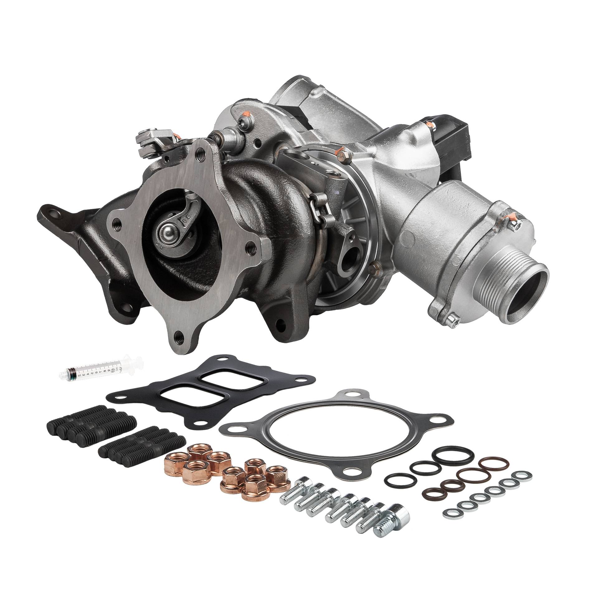 BR Turbo 9VA08RSM: Turbolader REMANUFACTURED TURBOCHARGER WITH MOUNTING KIT mit Anbau-/Befestigungsmaterial