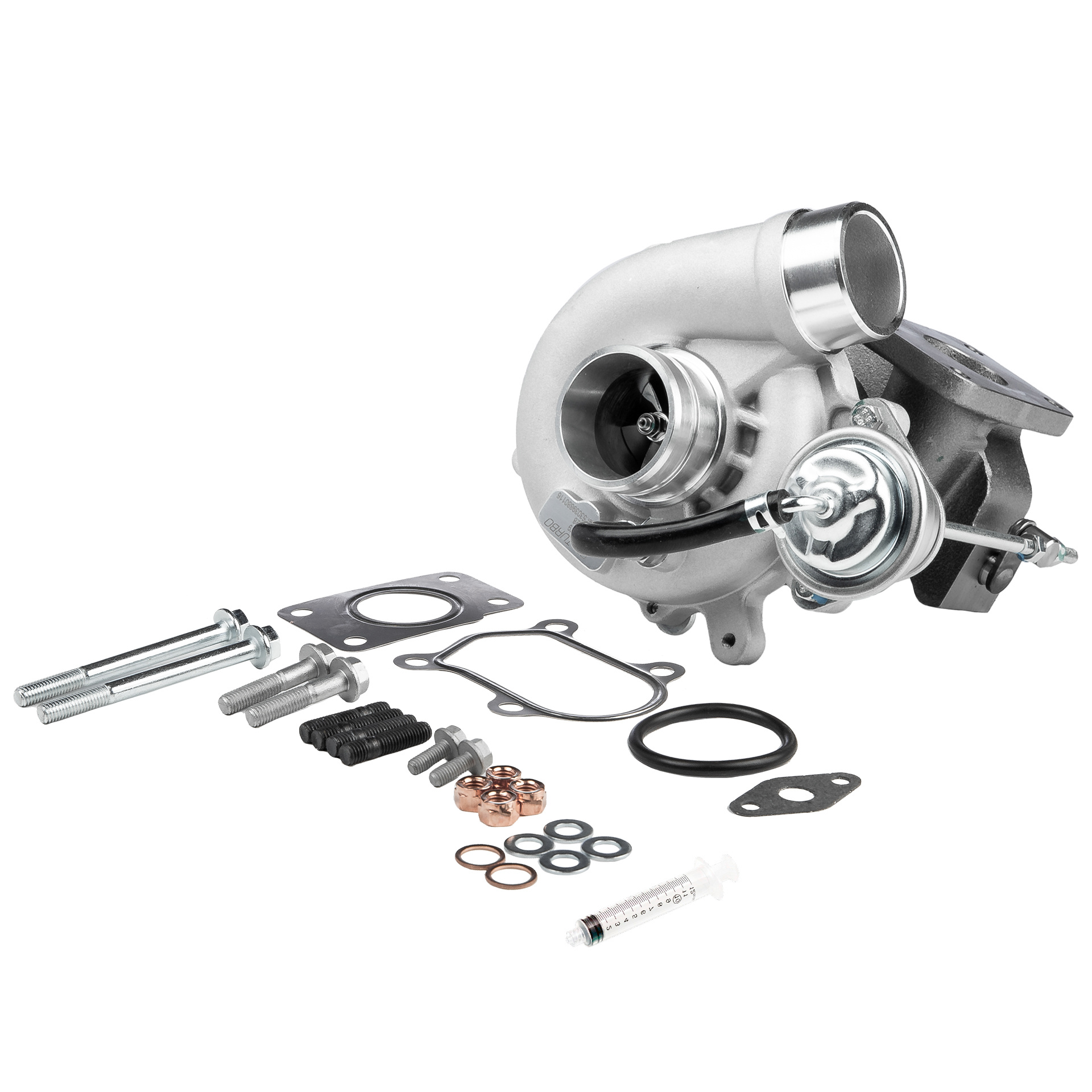 BR Turbo BRT6579M: Turbosprężarka NEW BR TURBO TURBOCHARGER WITH MOUNTING KIT z materiałem montażowym/ mocującym