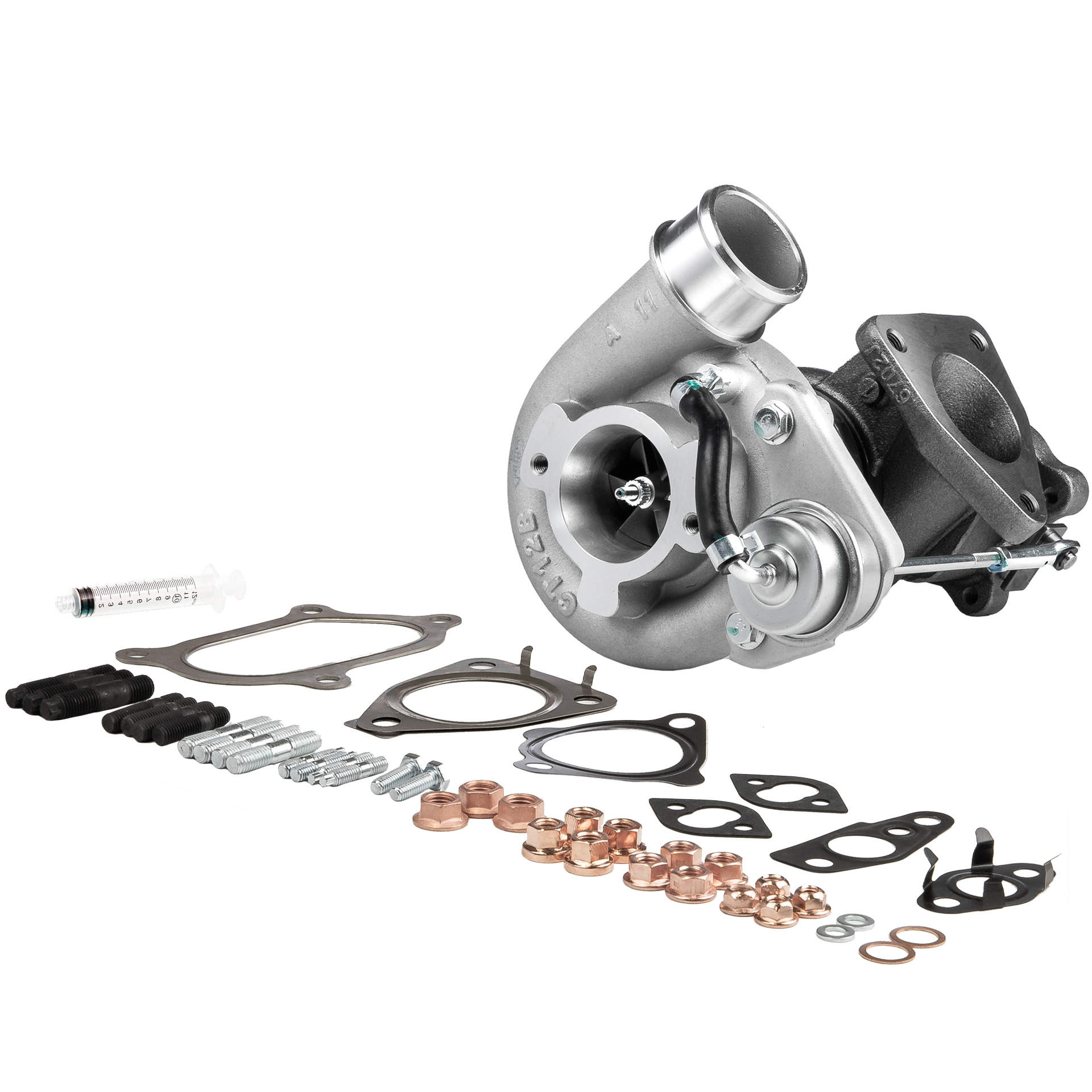 BR Turbo BRT6755M: Turbolader NEW BR TURBO TURBOCHARGER WITH MOUNTING KIT mit Anbau-/Befestigungsmaterial