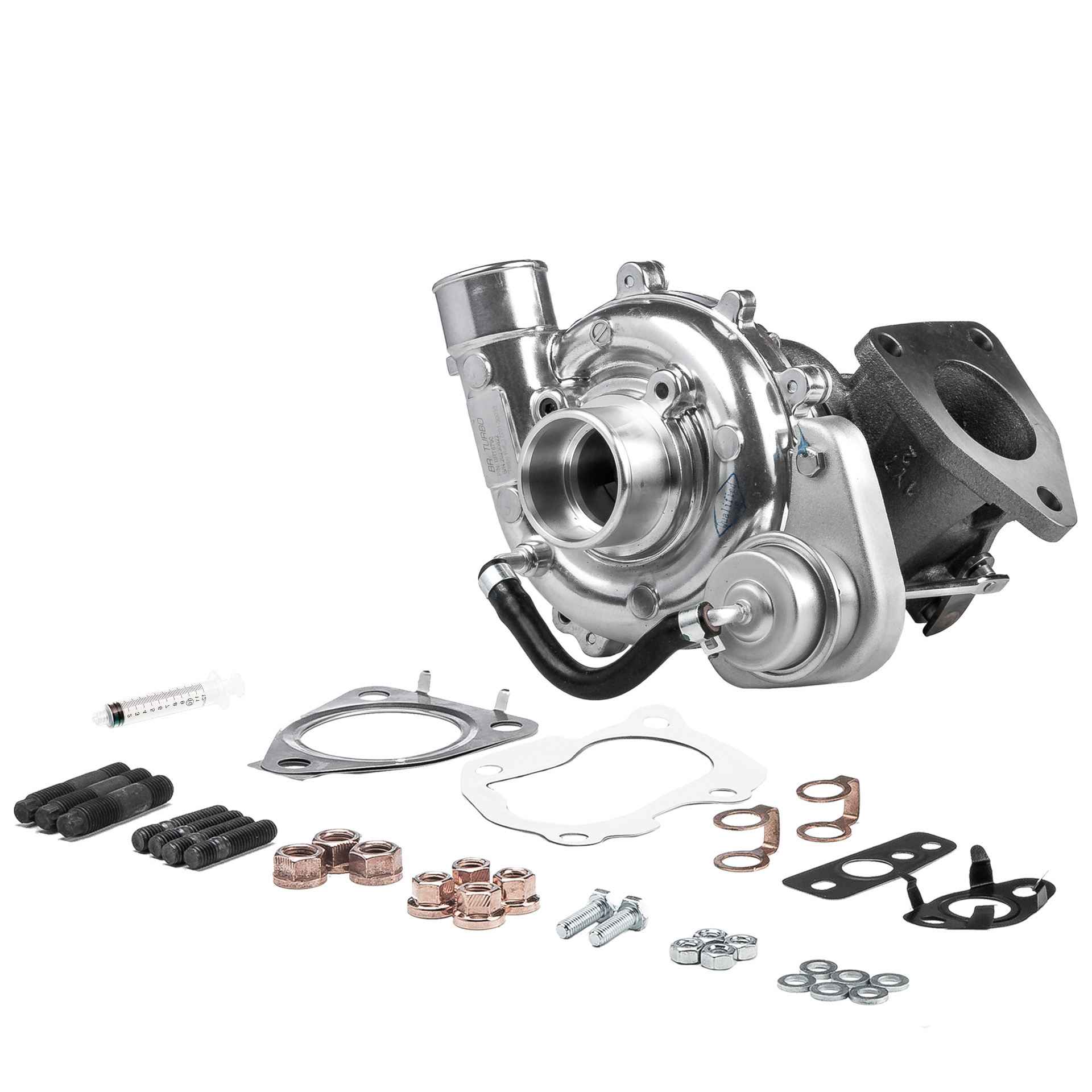 BR Turbo BRT6790M: Turbolader NEW BR TURBO TURBOCHARGER WITH MOUNTING KIT mit Anbau-/Befestigungsmaterial