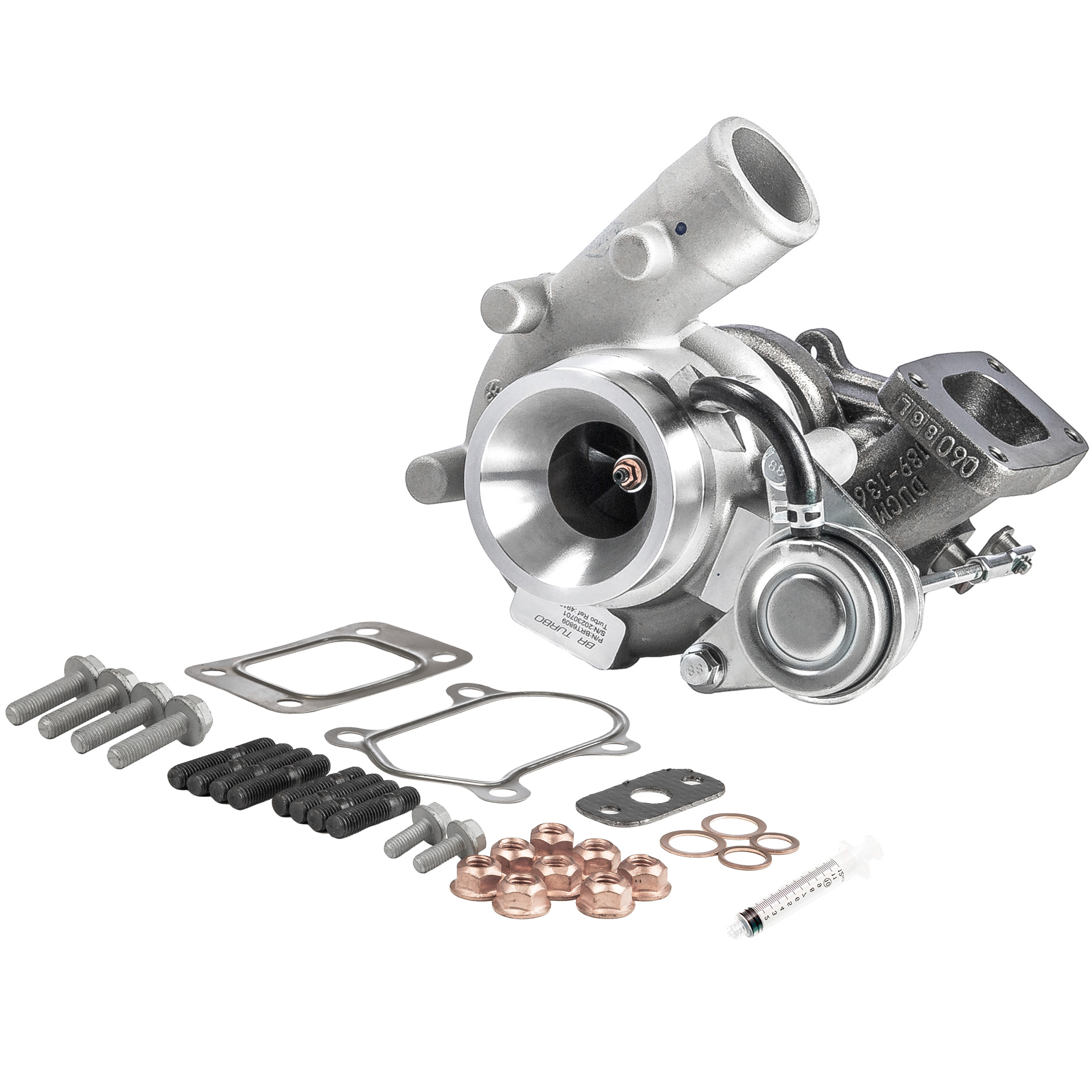 BR Turbo BRT6809M: Turbolader NEW BR TURBO TURBOCHARGER WITH MOUNTING KIT mit Anbau-/Befestigungsmaterial