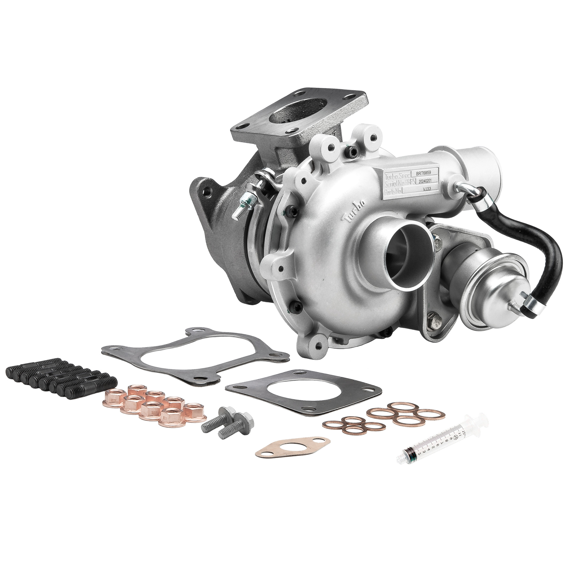 BR Turbo BRT6859M: Turbolader NEW BR TURBO TURBOCHARGER WITH MOUNTING KIT mit Anbau-/Befestigungsmaterial