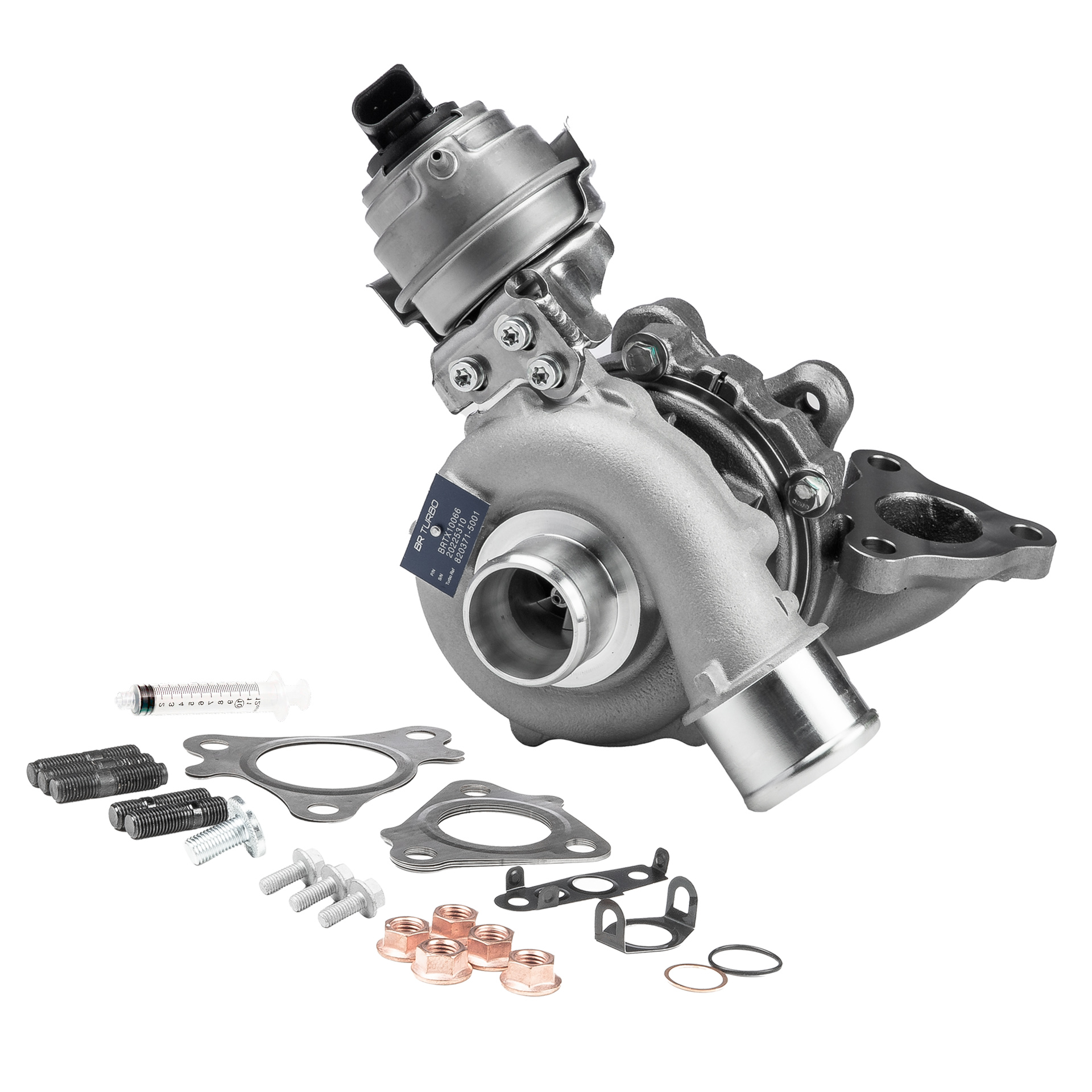 BR Turbo BRTX10066M: Turbolader NEW BR TURBO TURBOCHARGER WITH MOUNTING KIT mit Anbau-/Befestigungsmaterial