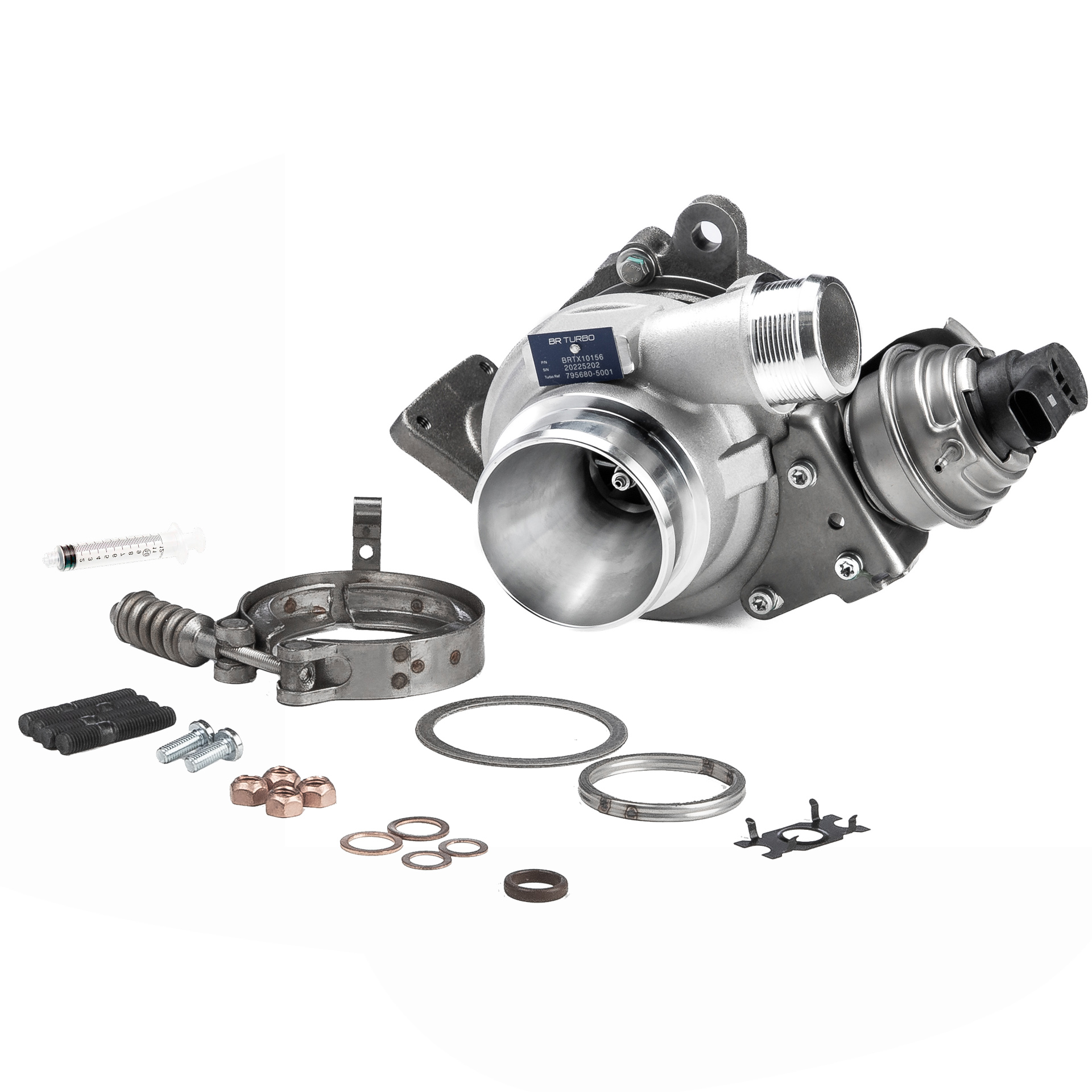 BR Turbo BRTX10156M Turbokompresorius VOLVO S60 II (134) 163 AG dyzelinas kaina