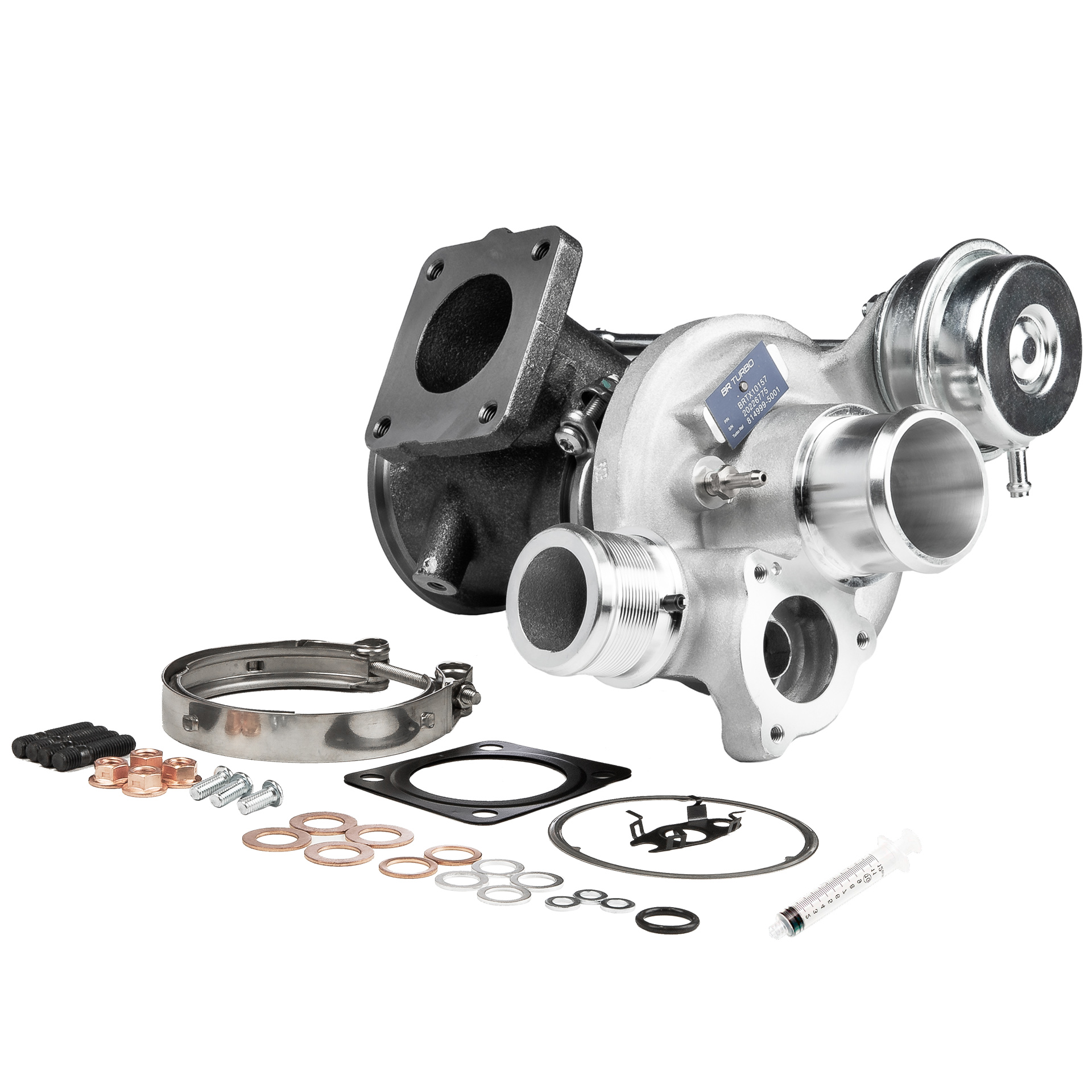 BR Turbo BRTX10157M: Turbolader NEW BR TURBO TURBOCHARGER WITH MOUNTING KIT mit Anbau-/Befestigungsmaterial