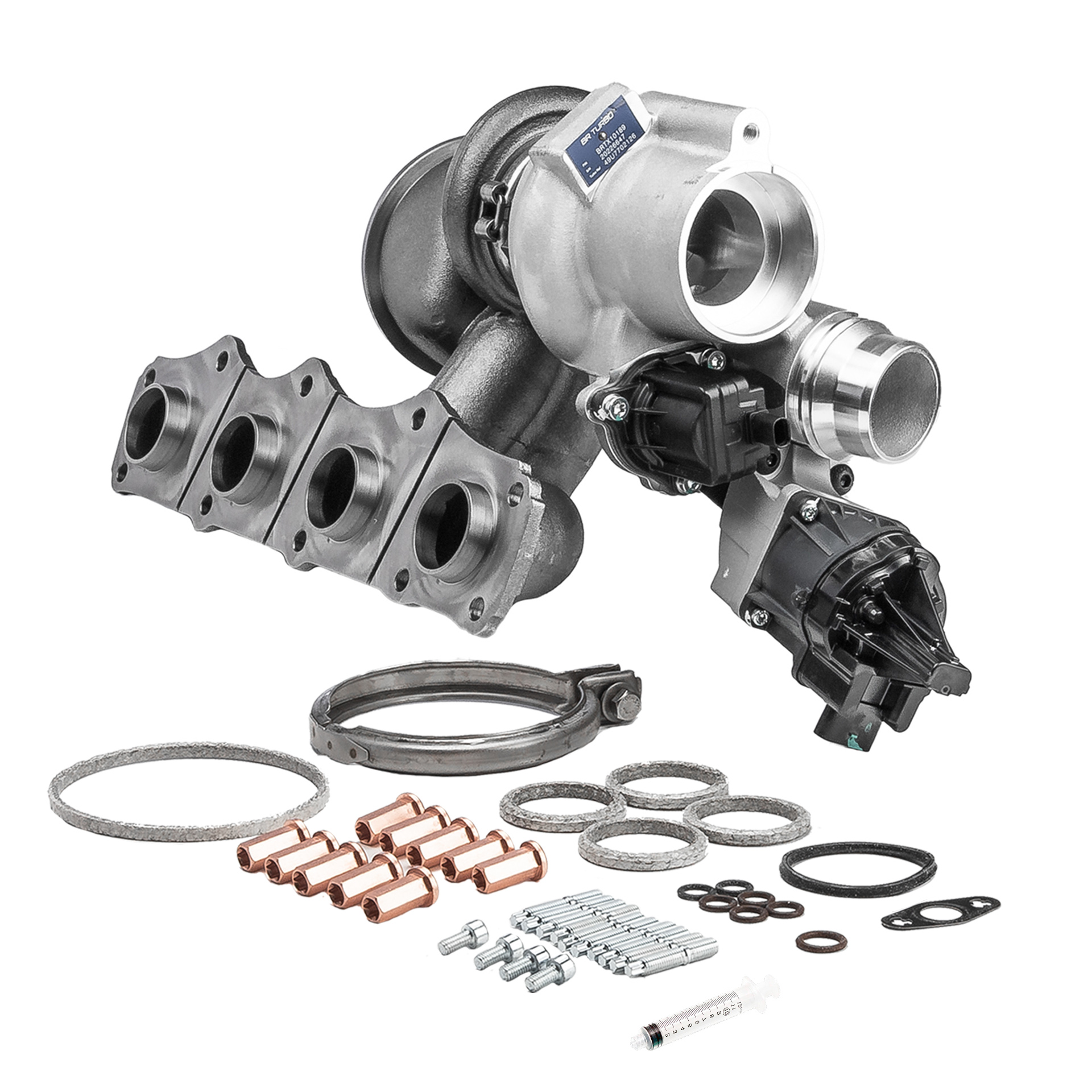 BR Turbo BRTX10189M: Turbolader NEW BR TURBO TURBOCHARGER WITH MOUNTING KIT mit Anbau-/Befestigungsmaterial