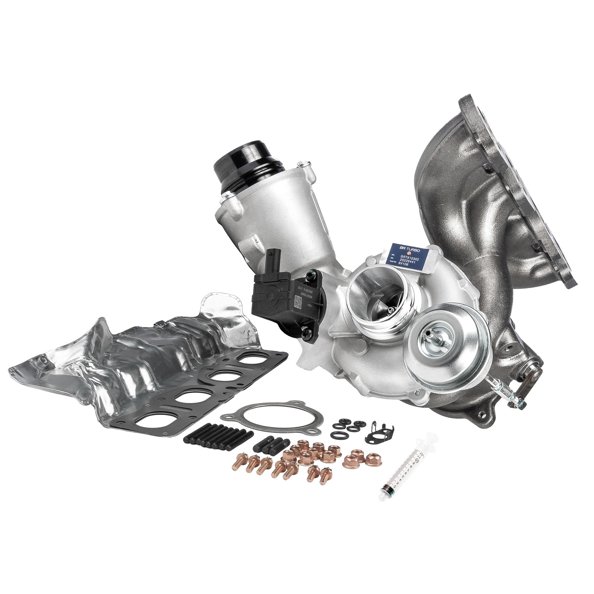 BR Turbo BRTX10302M: Turbolader NEW BR TURBO TURBOCHARGER WITH MOUNTING KIT mit Anbau-/Befestigungsmaterial