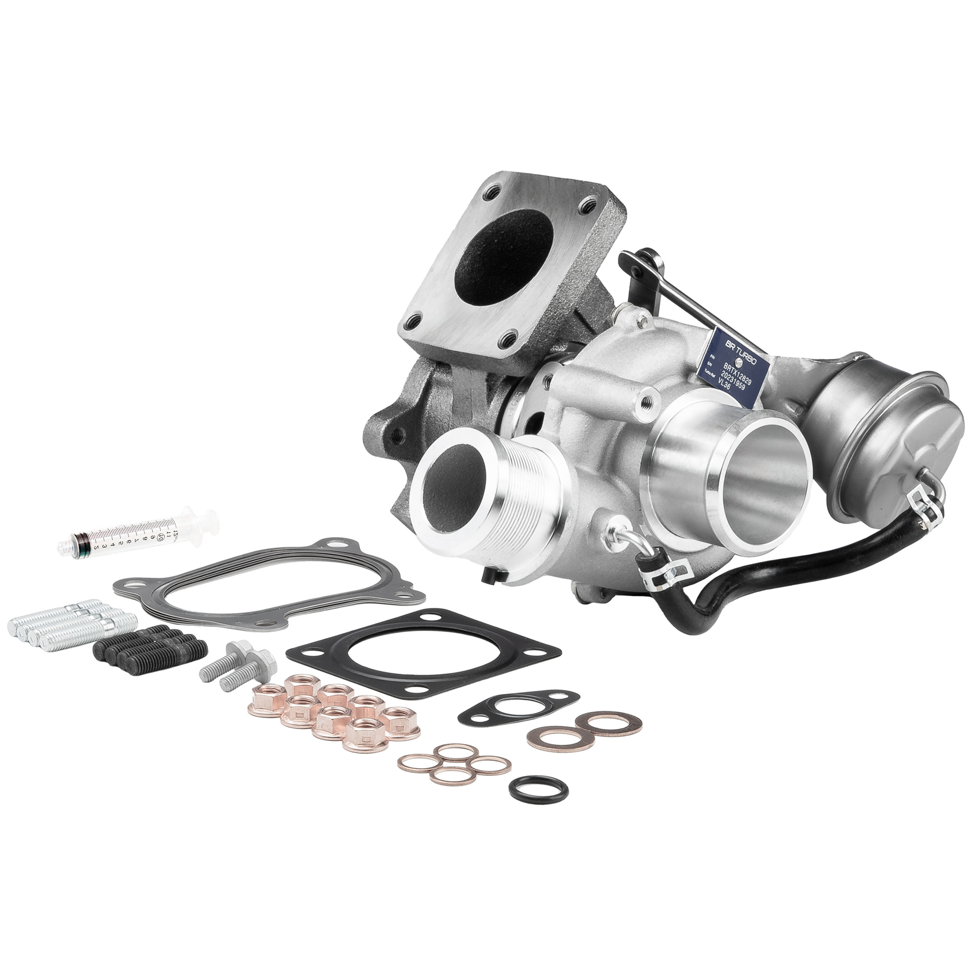BR Turbo BRTX12829M: Turbolader NEW BR TURBO TURBOCHARGER WITH MOUNTING KIT mit Anbau-/Befestigungsmaterial