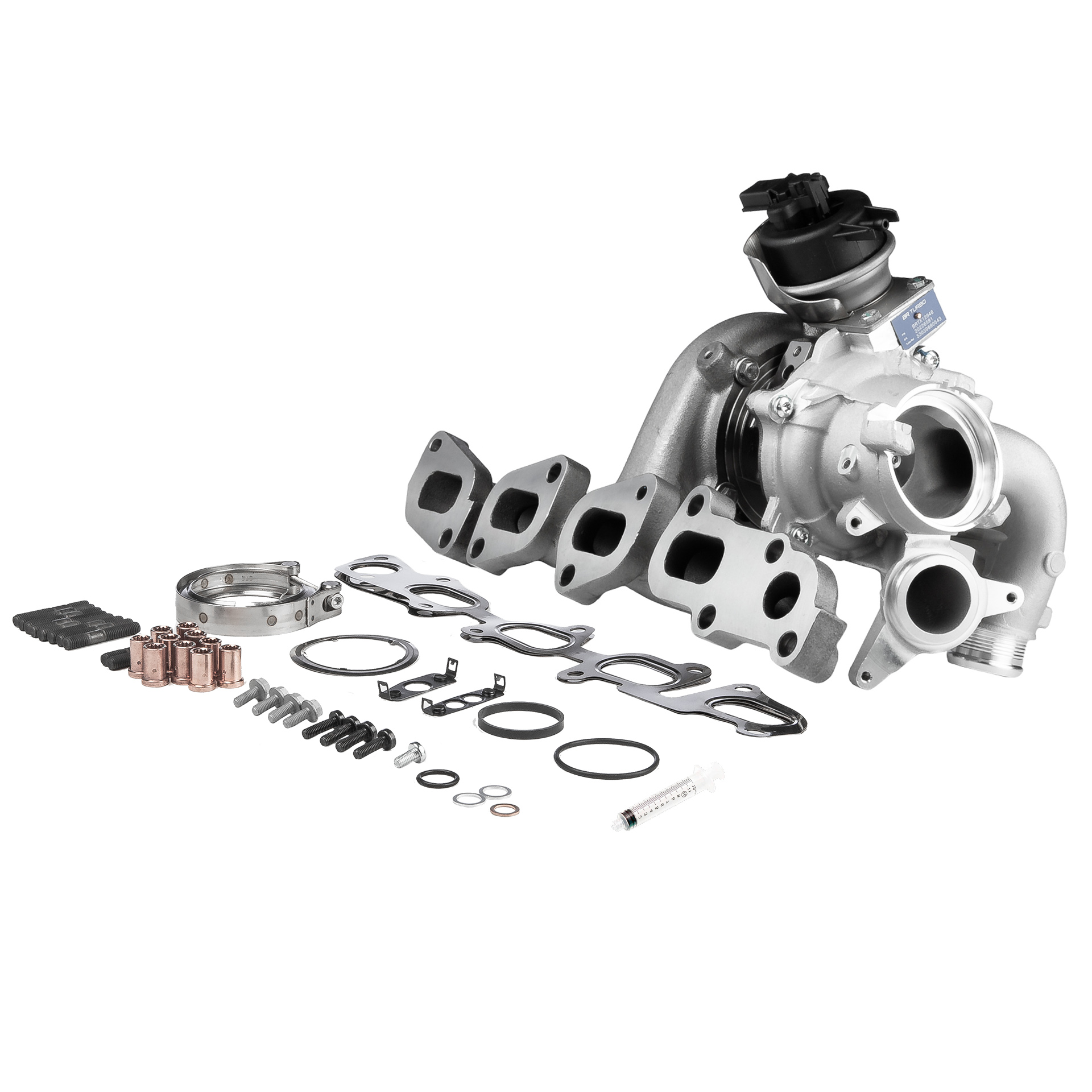 BR Turbo BRTX12948M: Turbolader NEW BR TURBO TURBOCHARGER WITH MOUNTING KIT mit Anbau-/Befestigungsmaterial