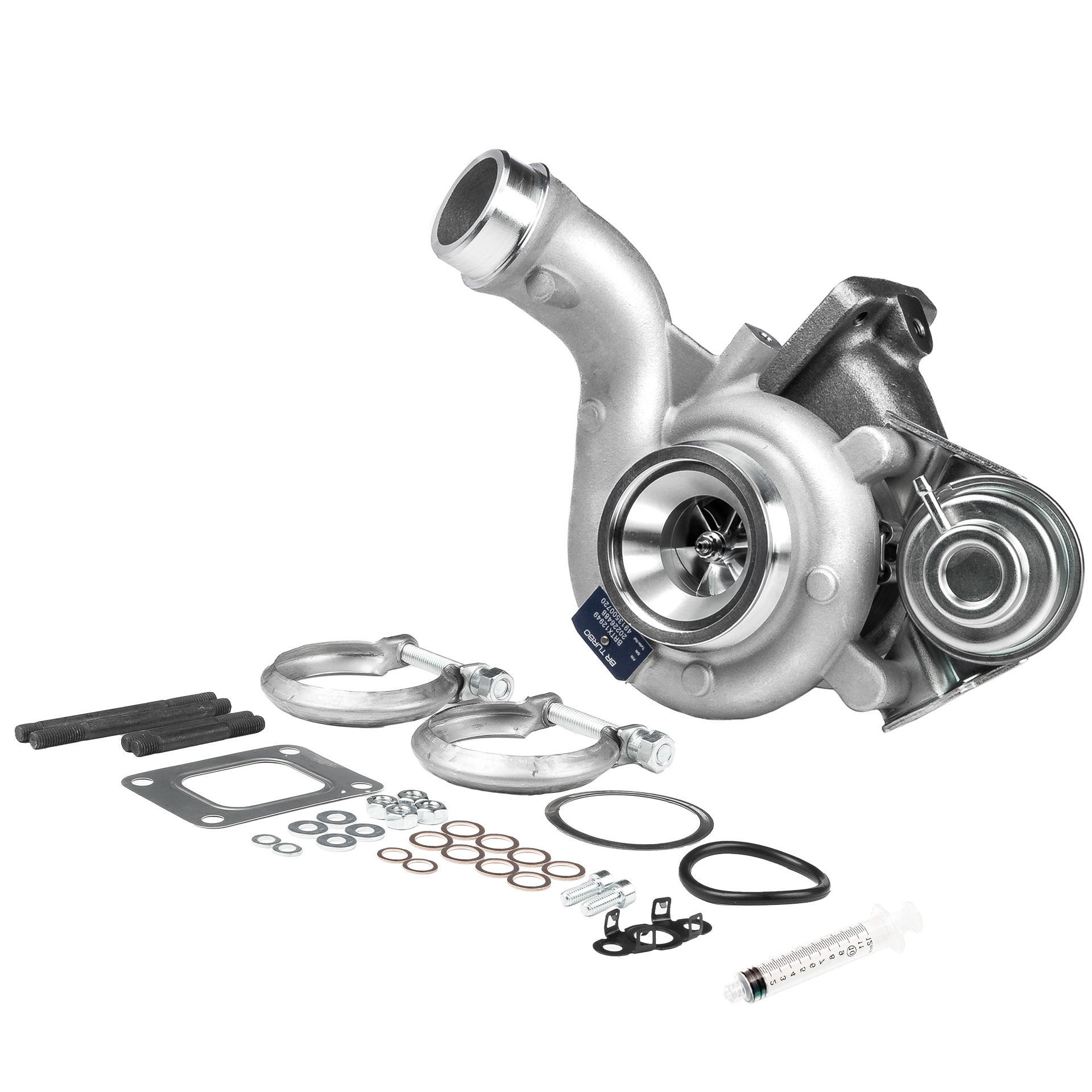 BR Turbo BRTX12949M: Turbolader NEW BR TURBO TURBOCHARGER WITH MOUNTING KIT mit Anbau-/Befestigungsmaterial