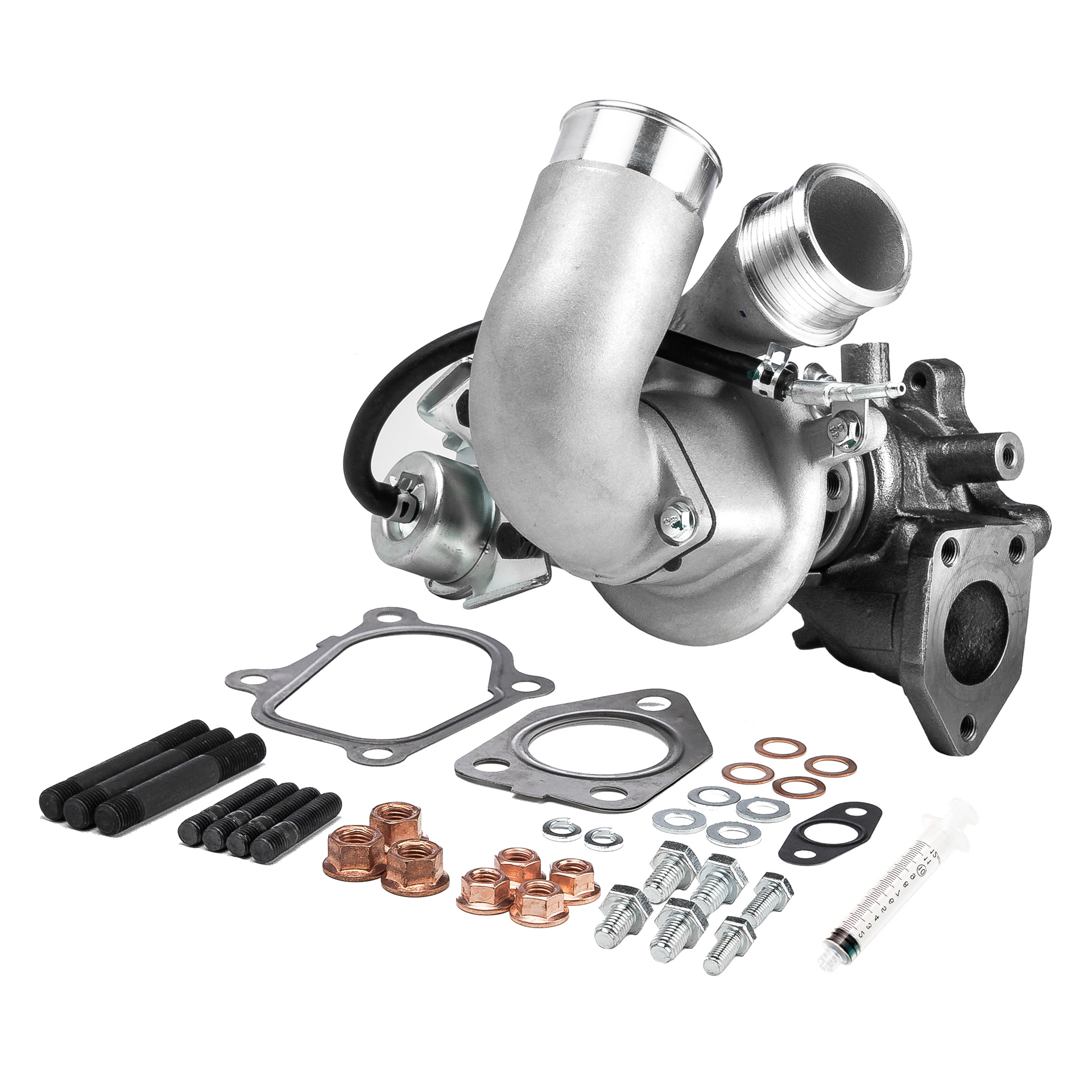 BR Turbo BRTX3076M: Turbolader NEW BR TURBO TURBOCHARGER WITH MOUNTING KIT mit Anbau-/Befestigungsmaterial