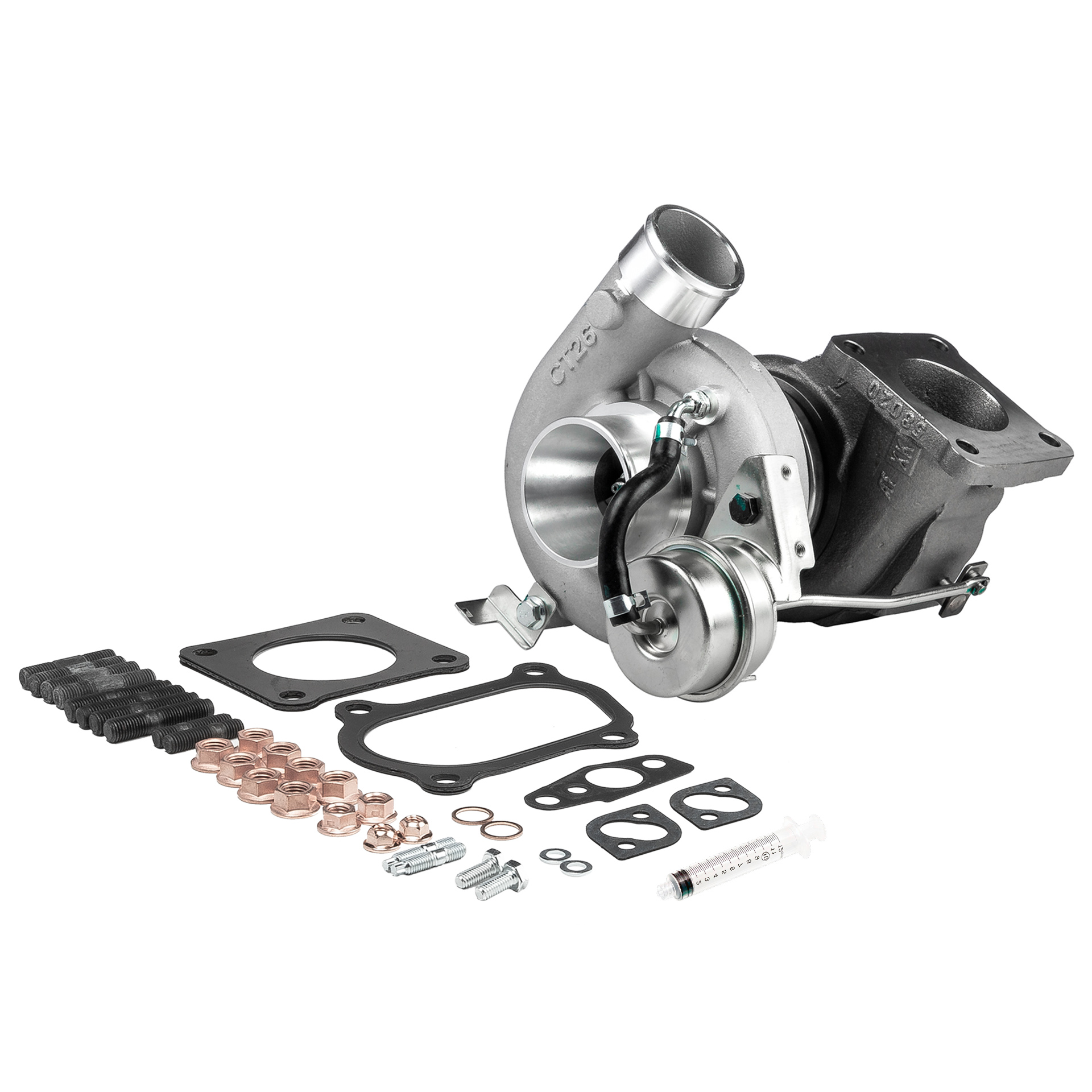 BR Turbo BRTX3425M: Turbolader NEW BR TURBO TURBOCHARGER WITH MOUNTING KIT mit Anbau-/Befestigungsmaterial