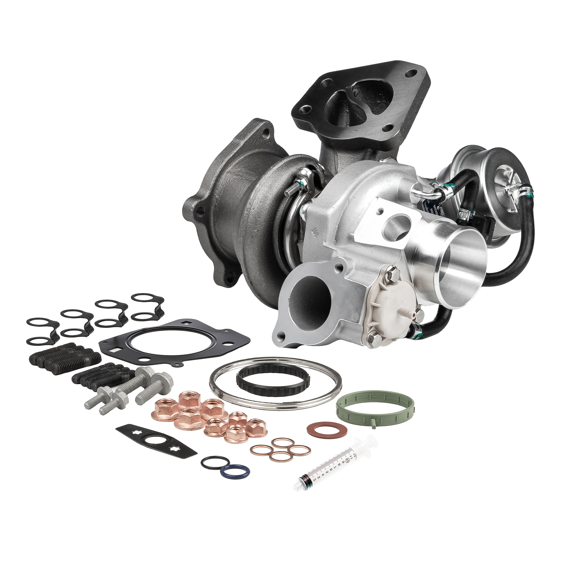 BR Turbo BRTX3566M: Turbolader NEW BR TURBO TURBOCHARGER WITH MOUNTING KIT mit Anbau-/Befestigungsmaterial